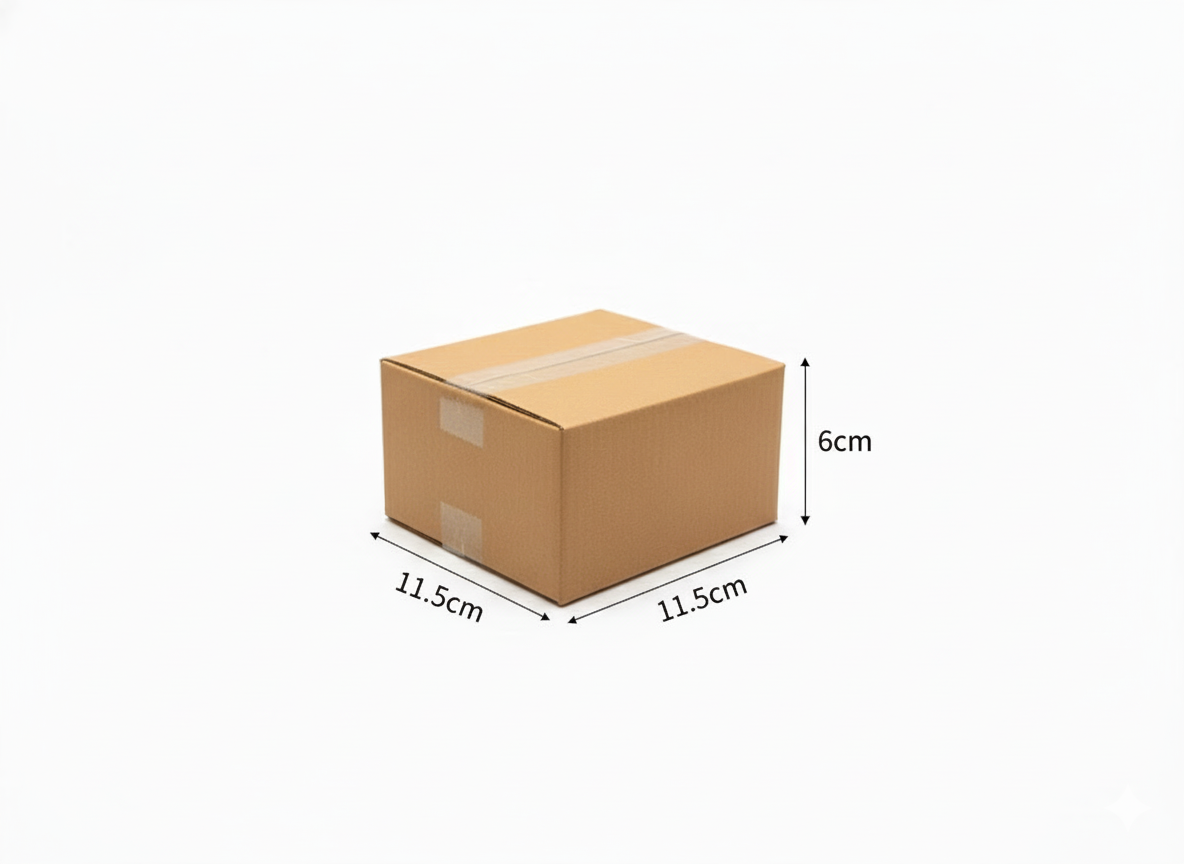 SB3 Corrugated Packaging Box (11.5 X 11.5 X 6 cm) 3Ply