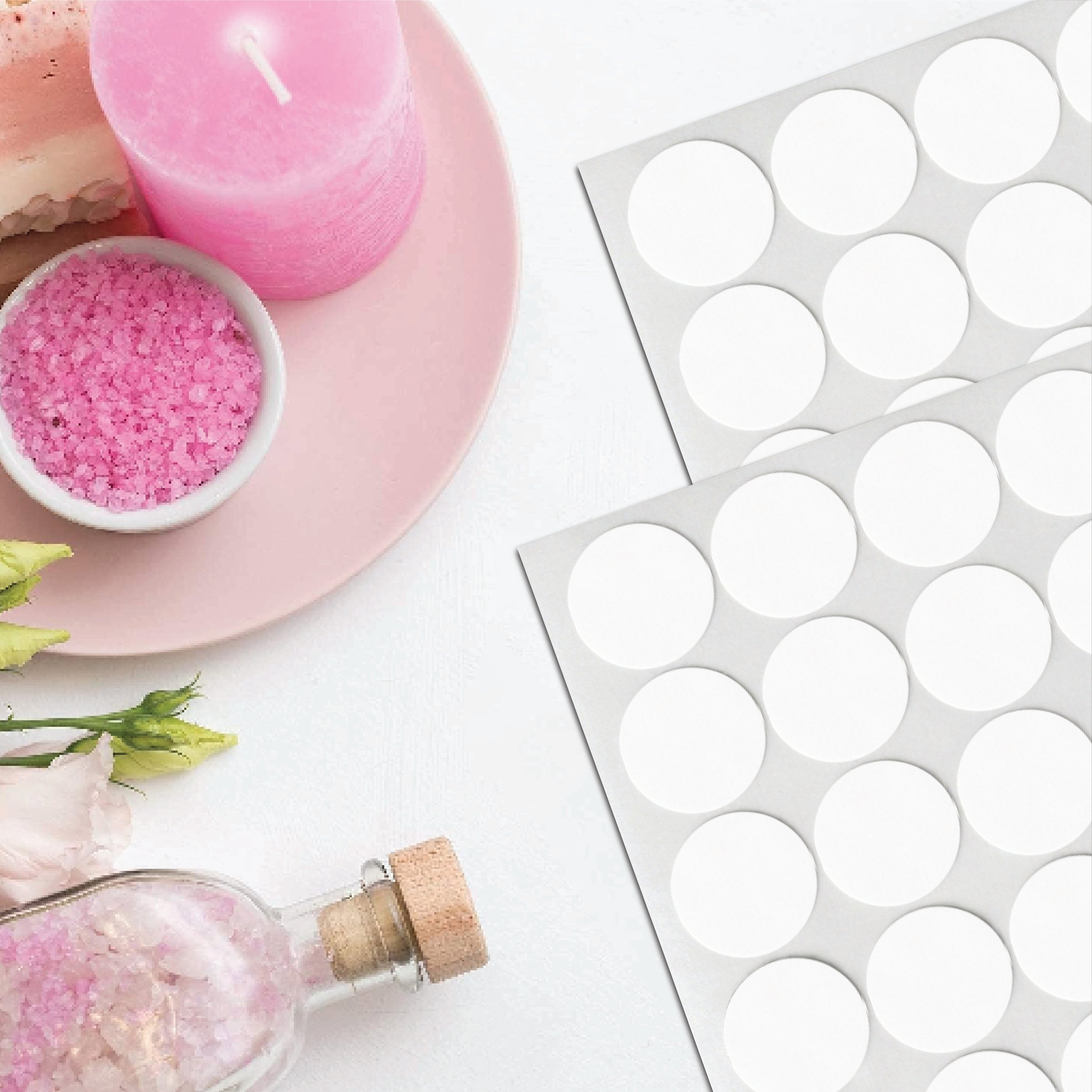 20mm Candle Wick Round Stickers