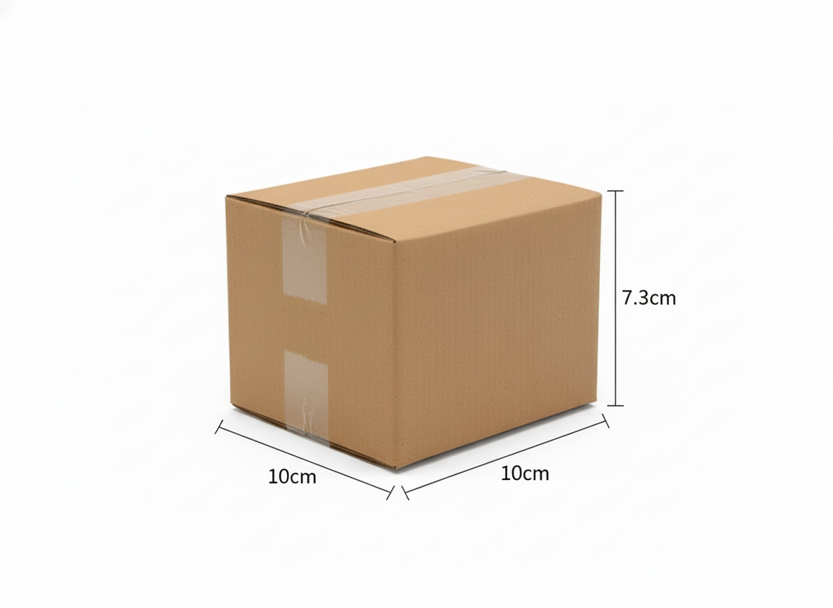 SB1 Corrugated Packaging Box (10 x 10 x 7.3 cm) 3Ply