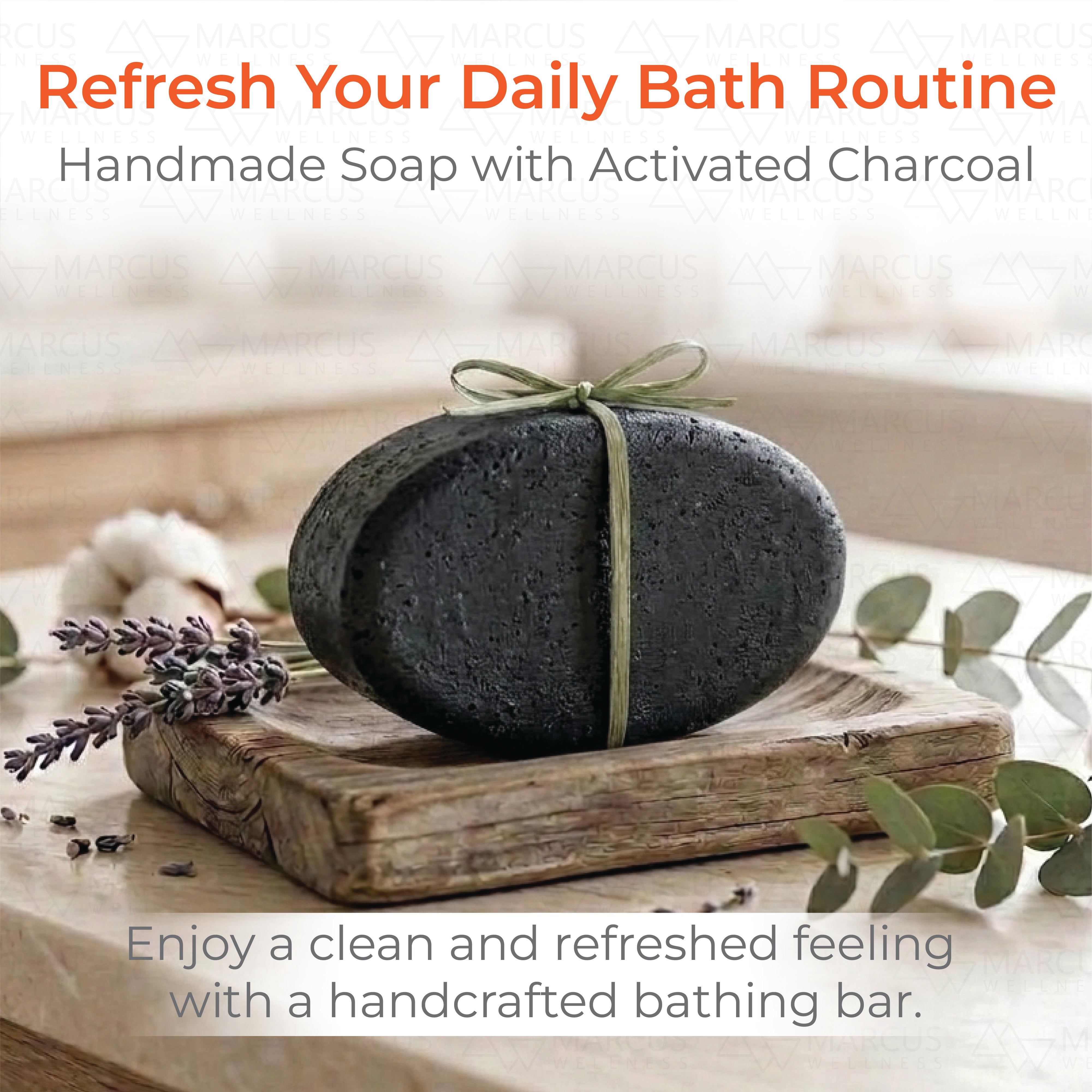 Activated Charcoal Handmade Natural Glycerin Soap 100gm