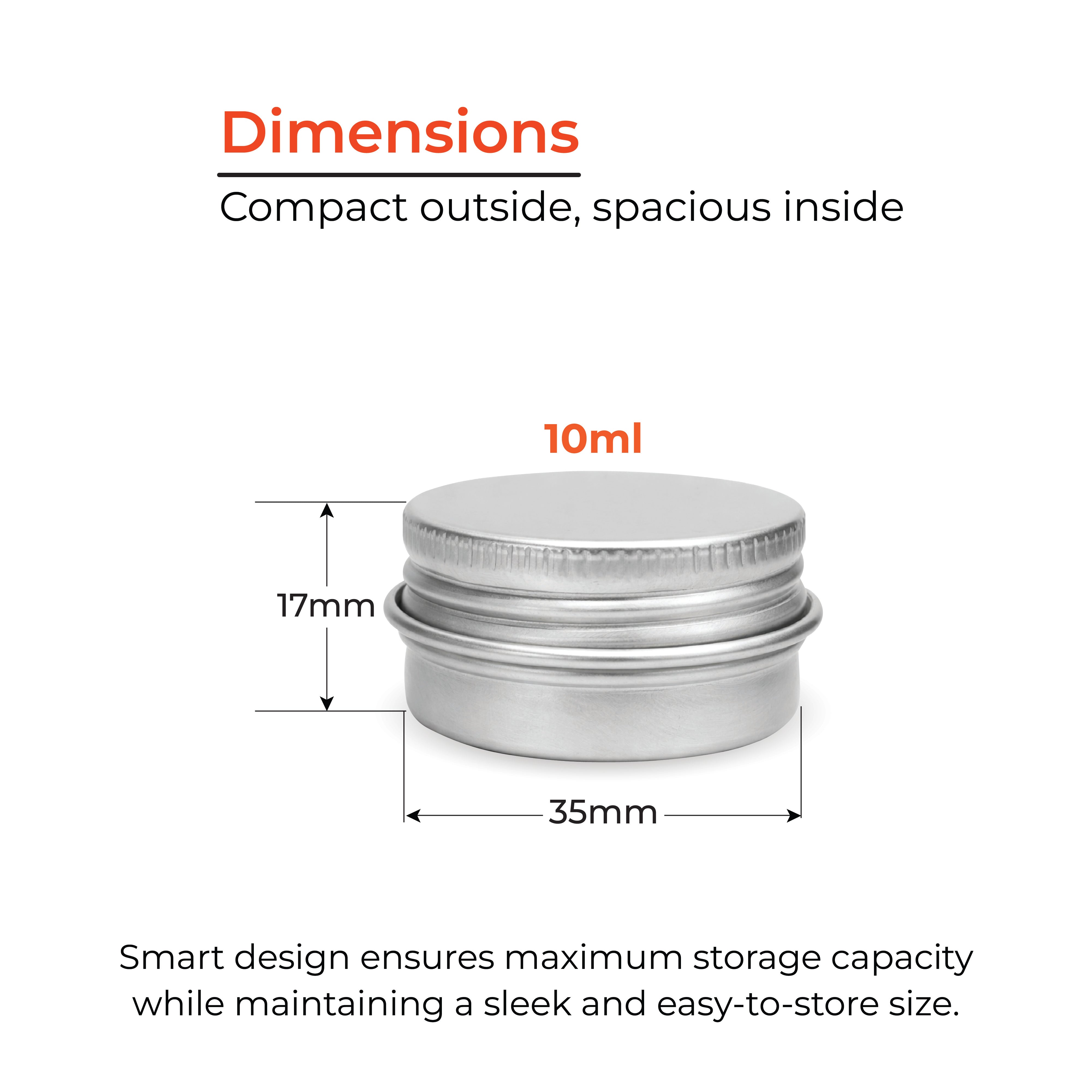 Aluminum Tin Storage Containers