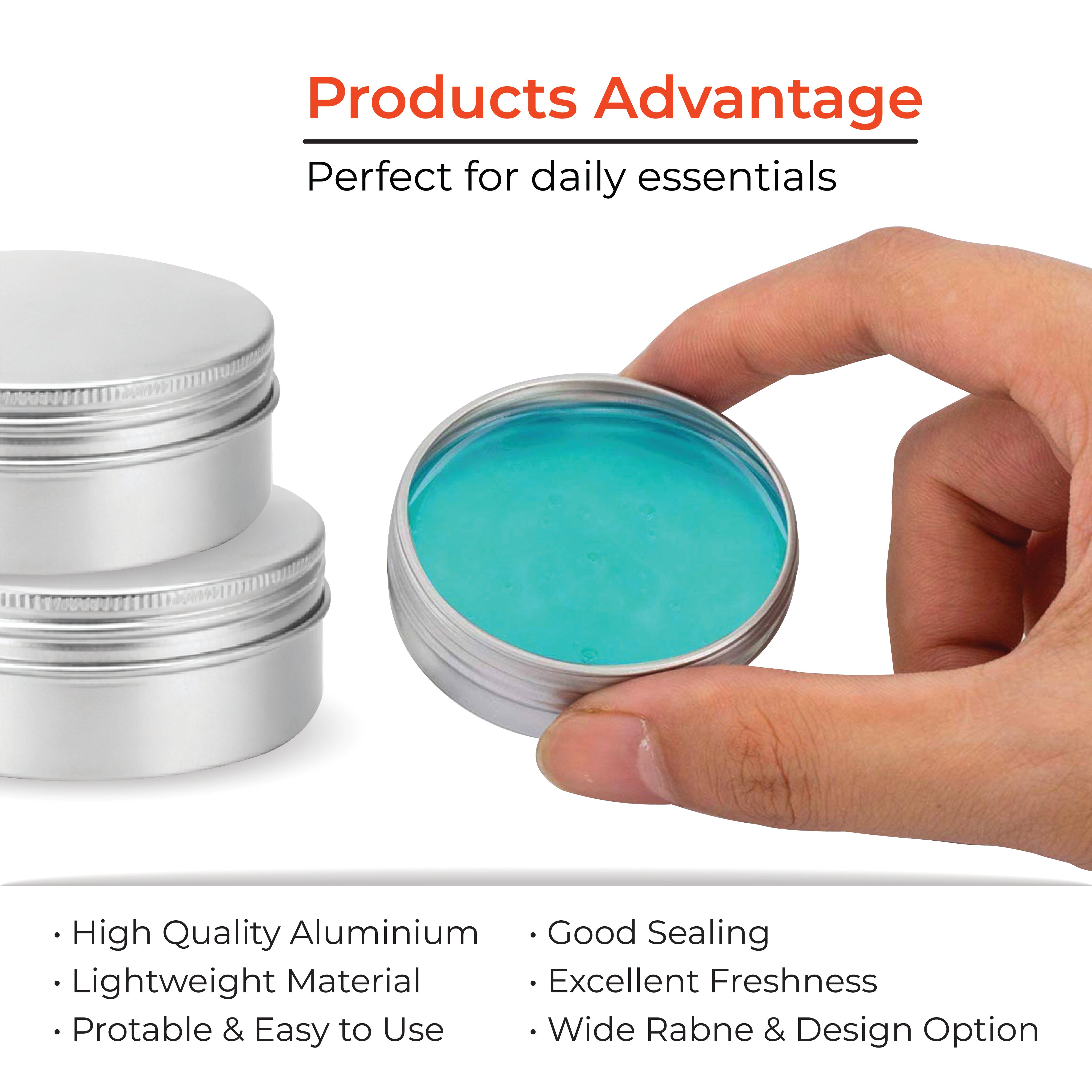 Aluminum Tin Storage Containers