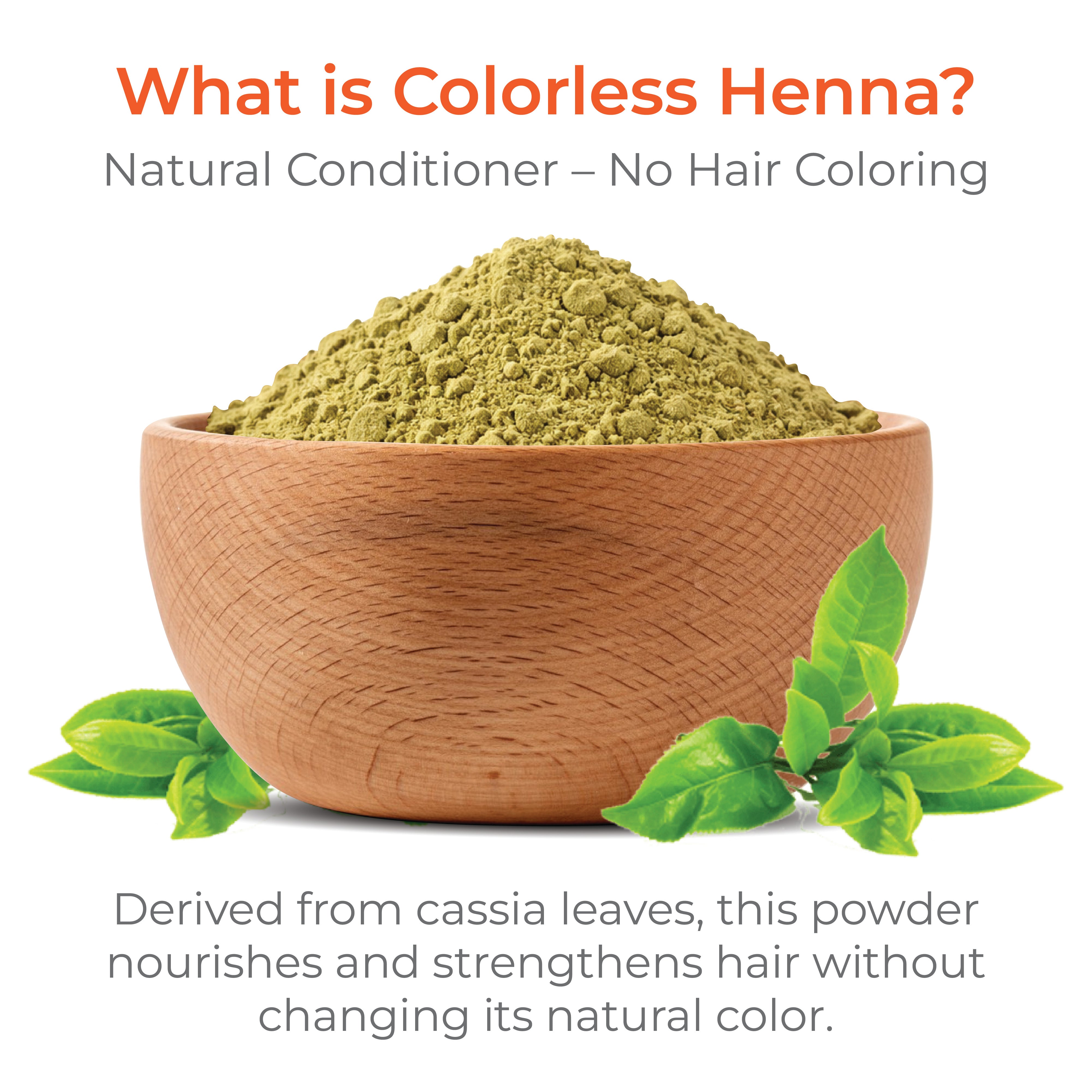 Colorless Henna Leaves Powder