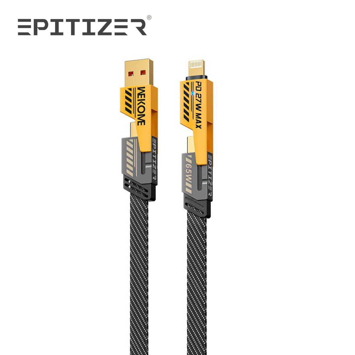 WEKOME WDC-25 Mecha Series 1.2m 4 in 1 Data Cable