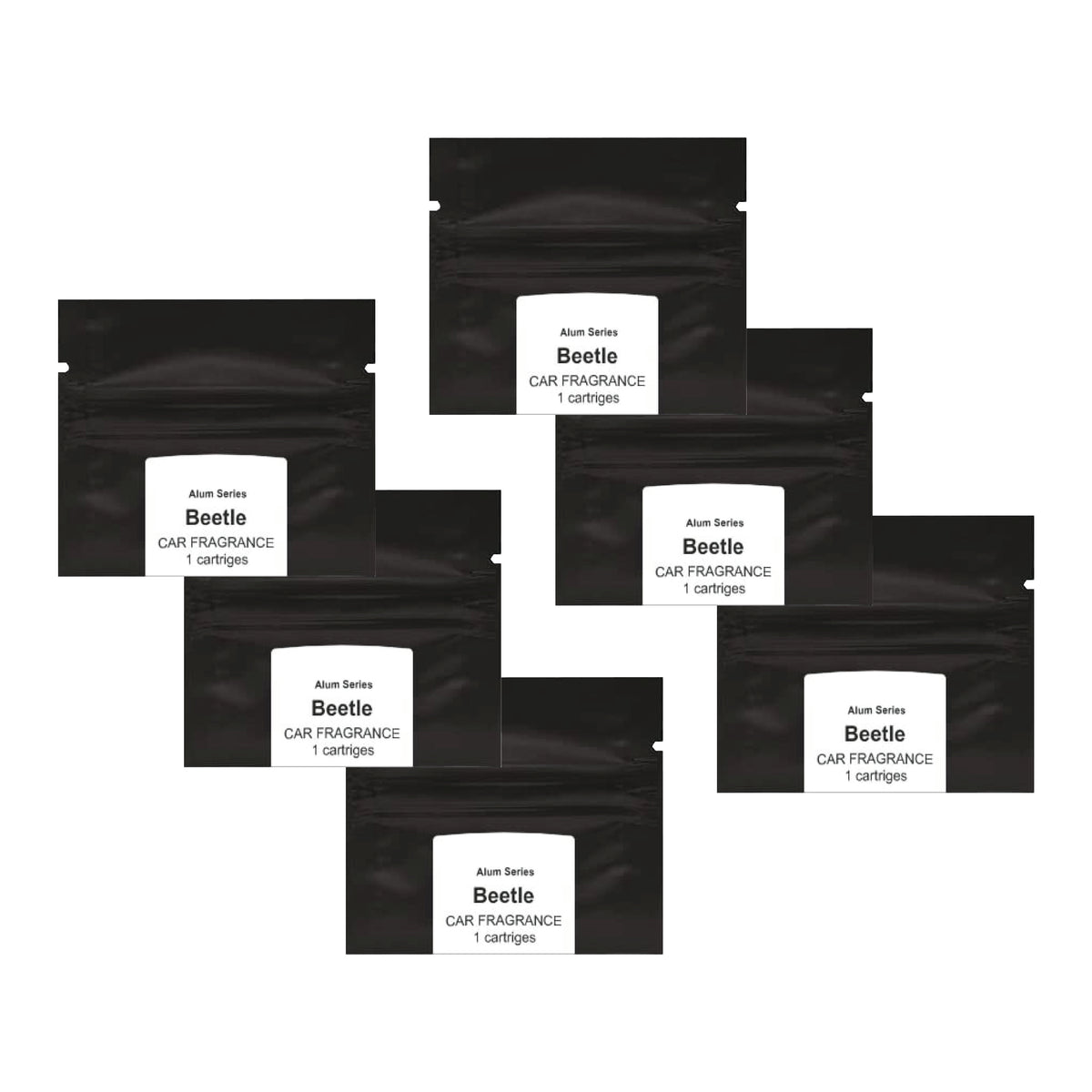 Epitizer Car Air freshener Cartridges compatible with Epitizer Wooden and Aluminum Device - 6 Pcs
