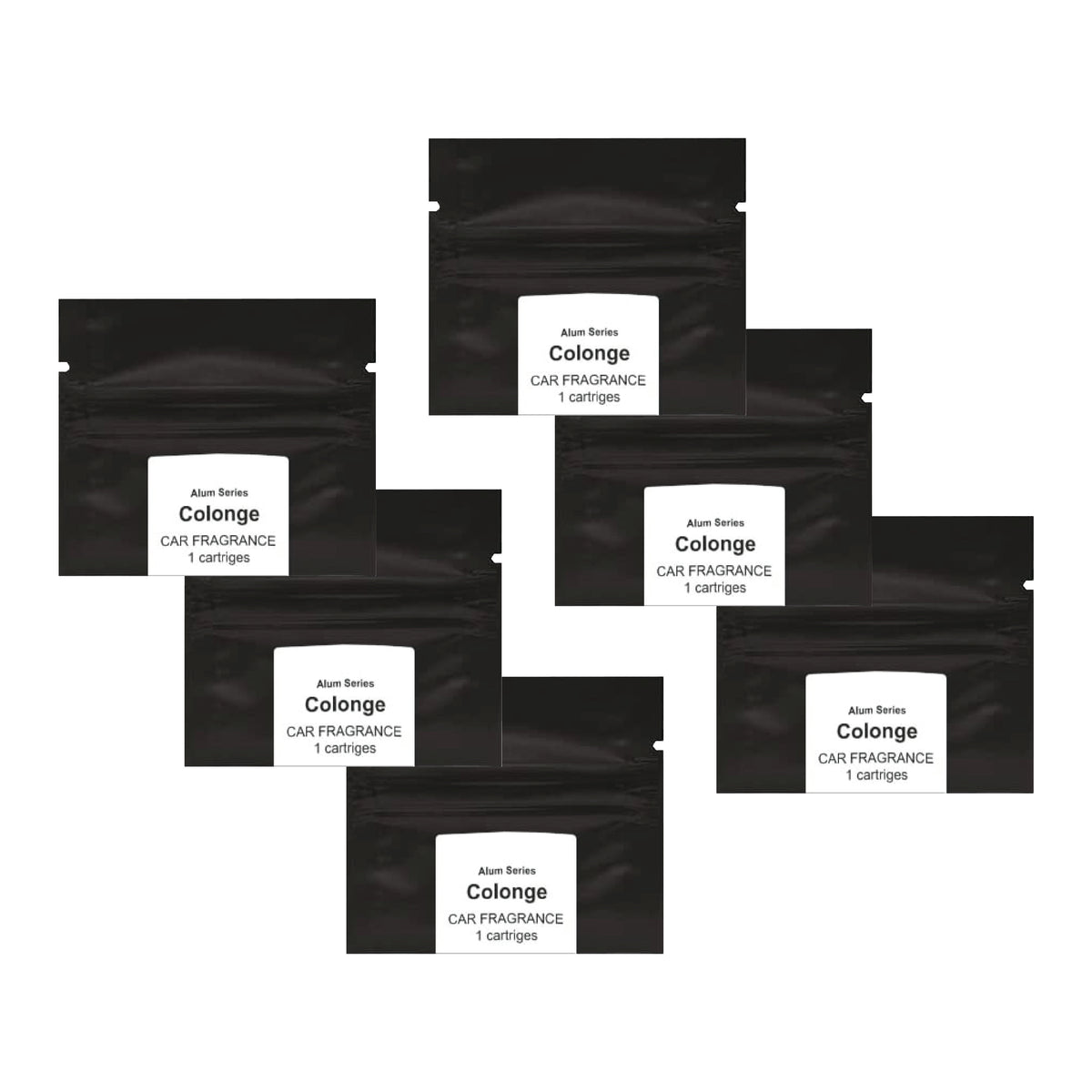 Epitizer Car Air freshener Cartridges compatible with Epitizer Wooden and Aluminum Device - 6 Pcs