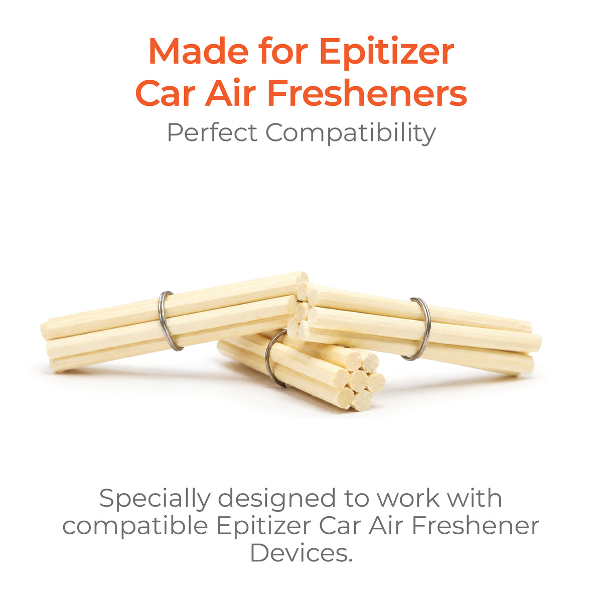 Epitizer Car Air freshener Cartridges compatible with Epitizer Wooden and Aluminum Device - 6 Pcs