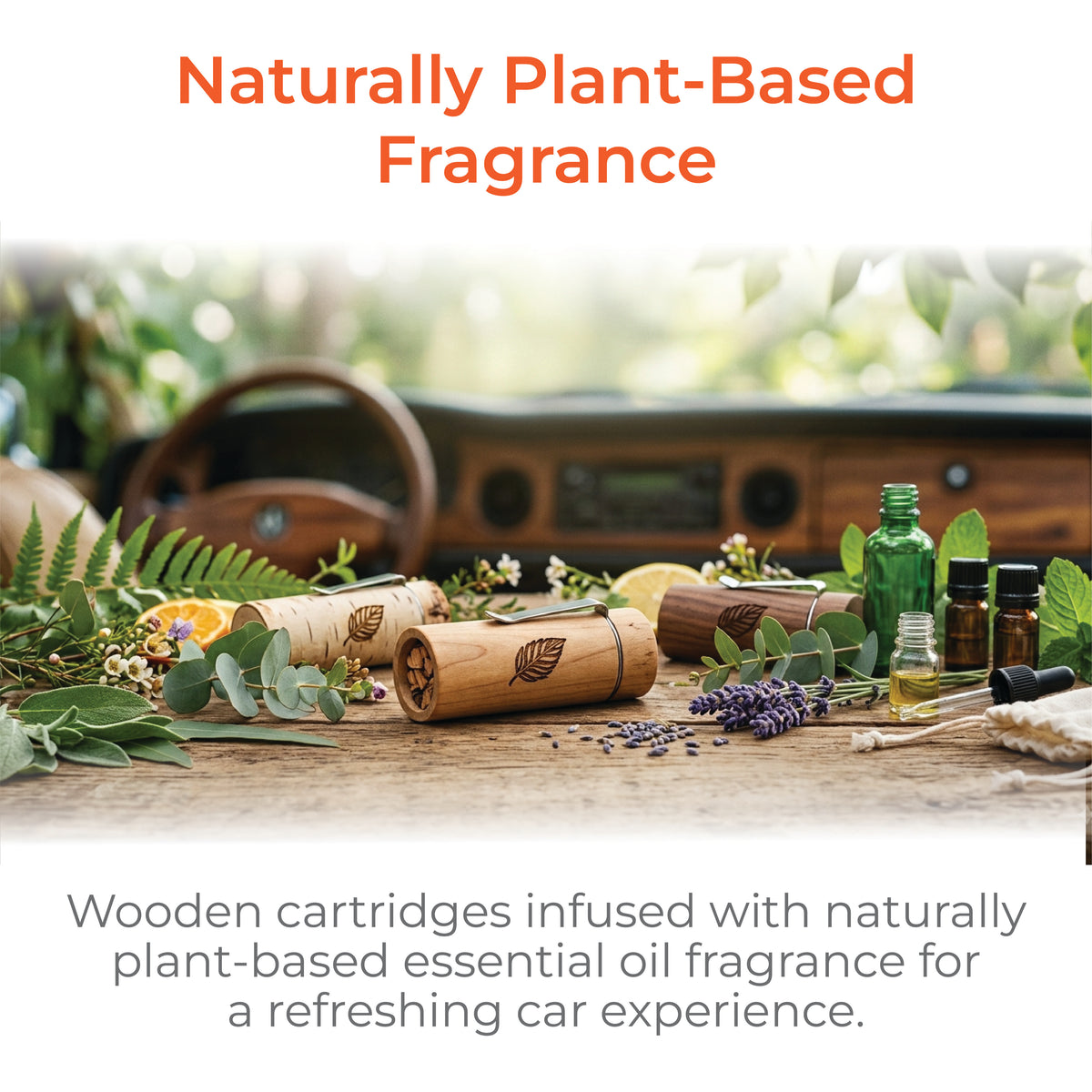 Epitizer Car Air freshener Cartridges compatible with Epitizer Wooden and Aluminum Device - 6 Pcs