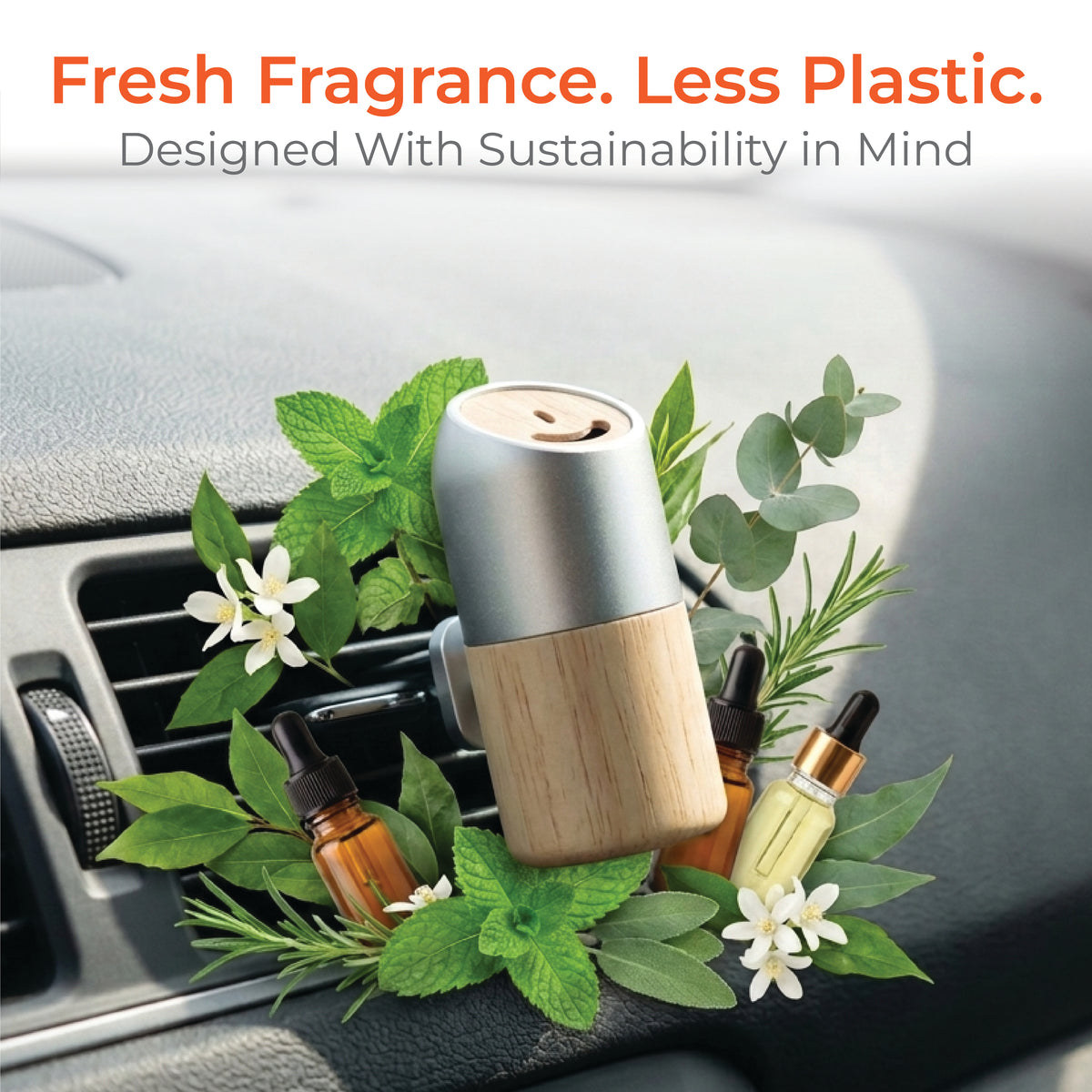 Epitizer Car Air freshener Cartridges compatible with Epitizer Wooden and Aluminum Device - 6 Pcs