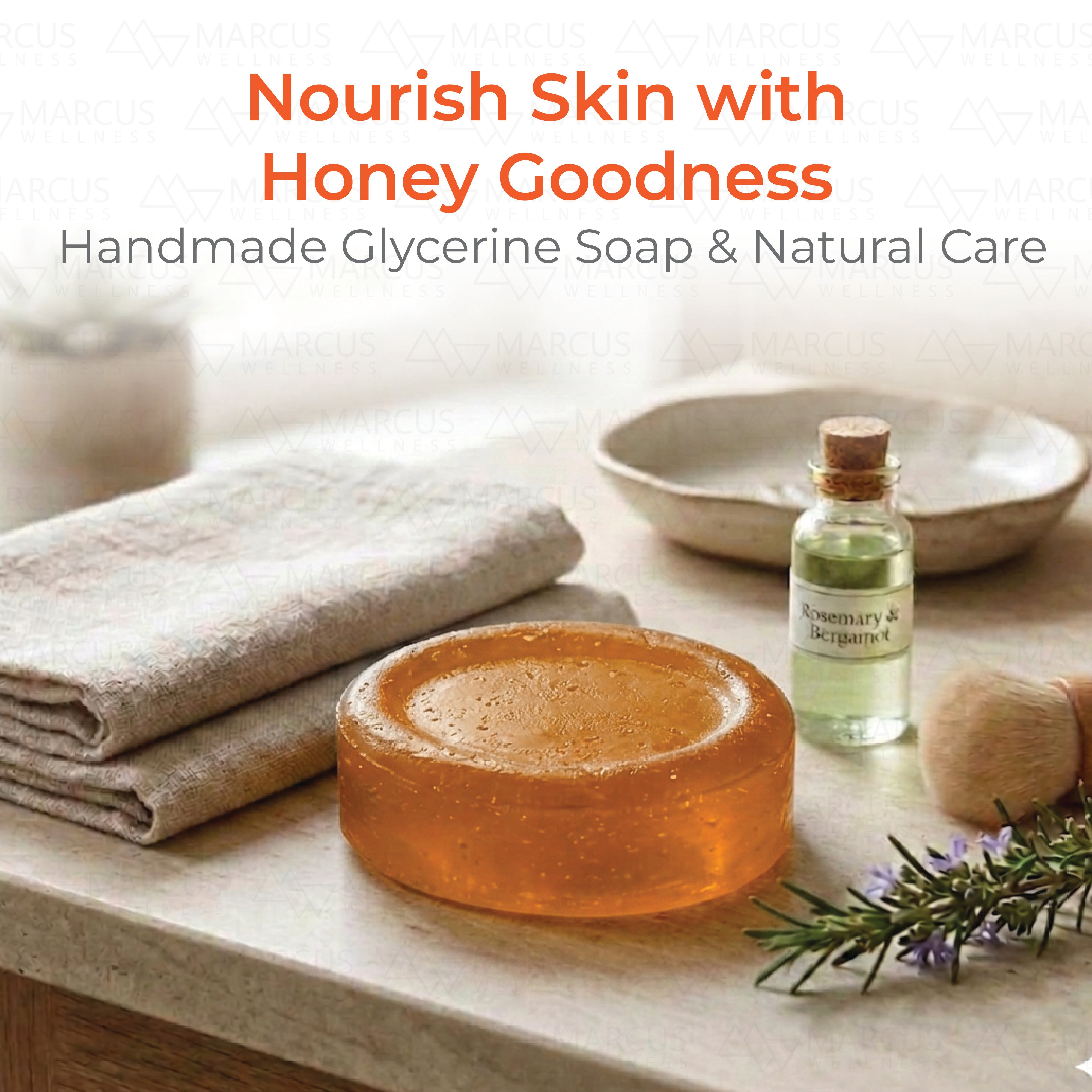 Honey Handmade Natural Glycerine Soap 100gm