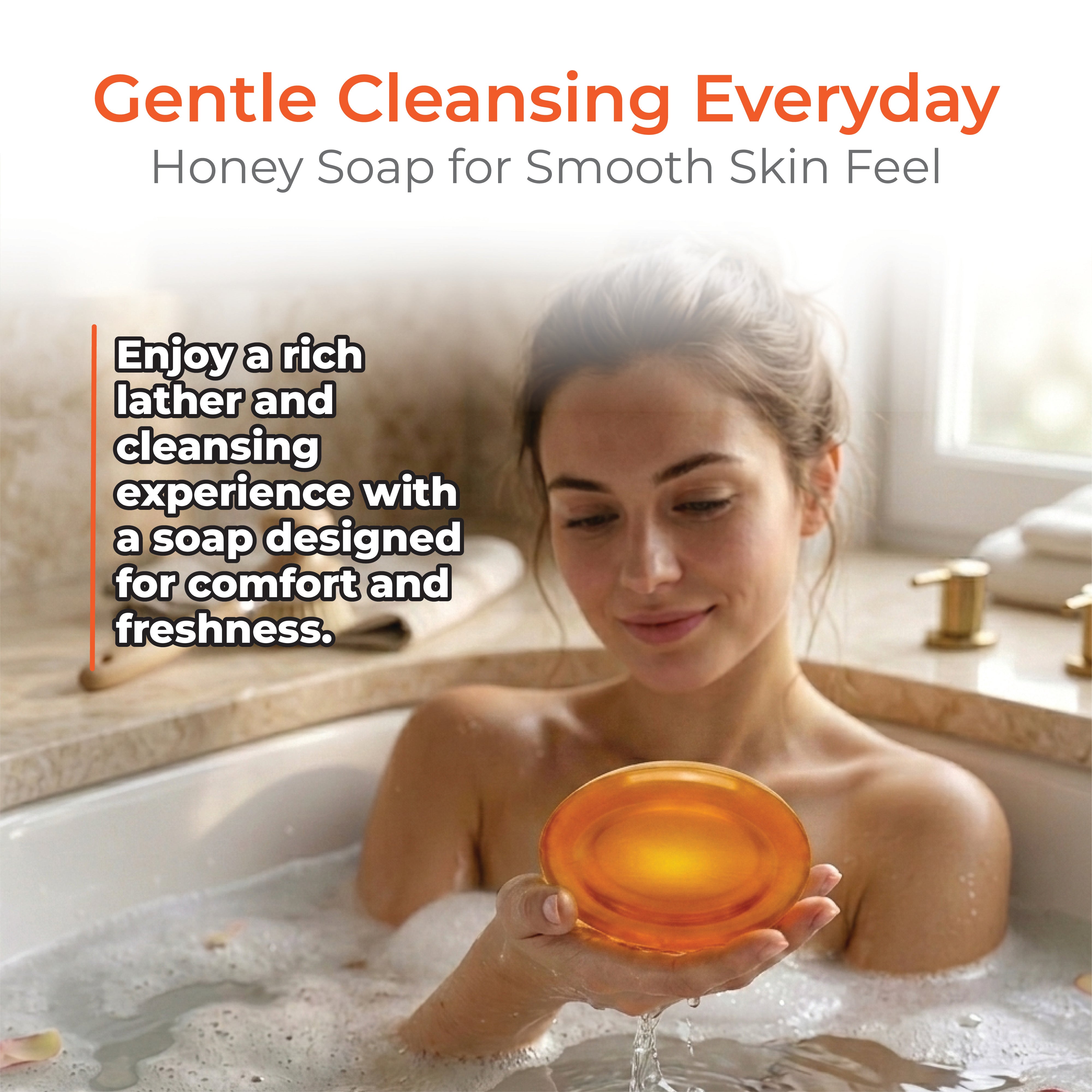 Honey Handmade Natural Glycerine Soap 100gm