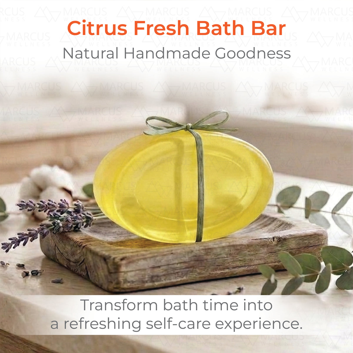 Lemon Handmade Natural Glycerine Soap 100gm