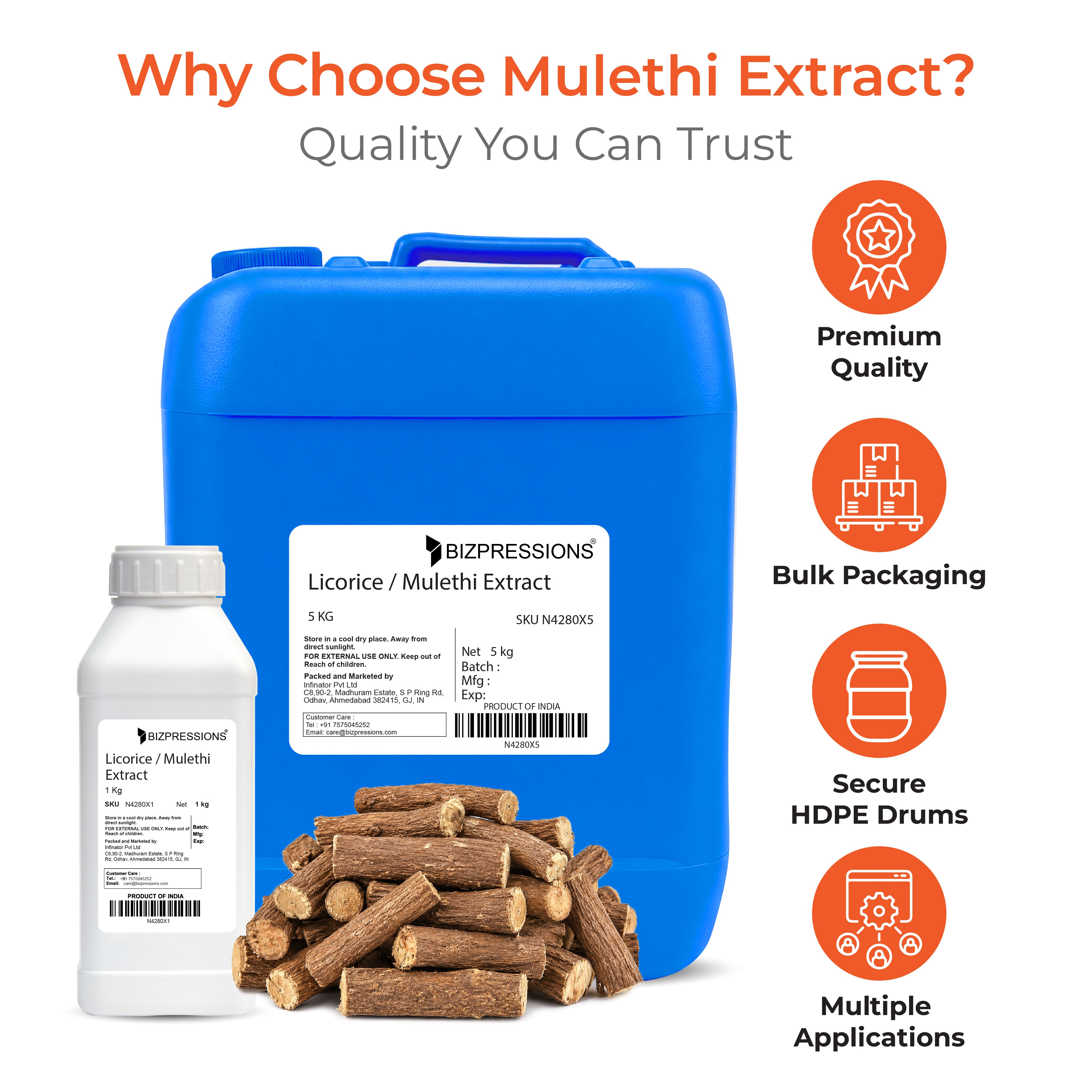 Liquoric / Licorice / Mulethi Extract