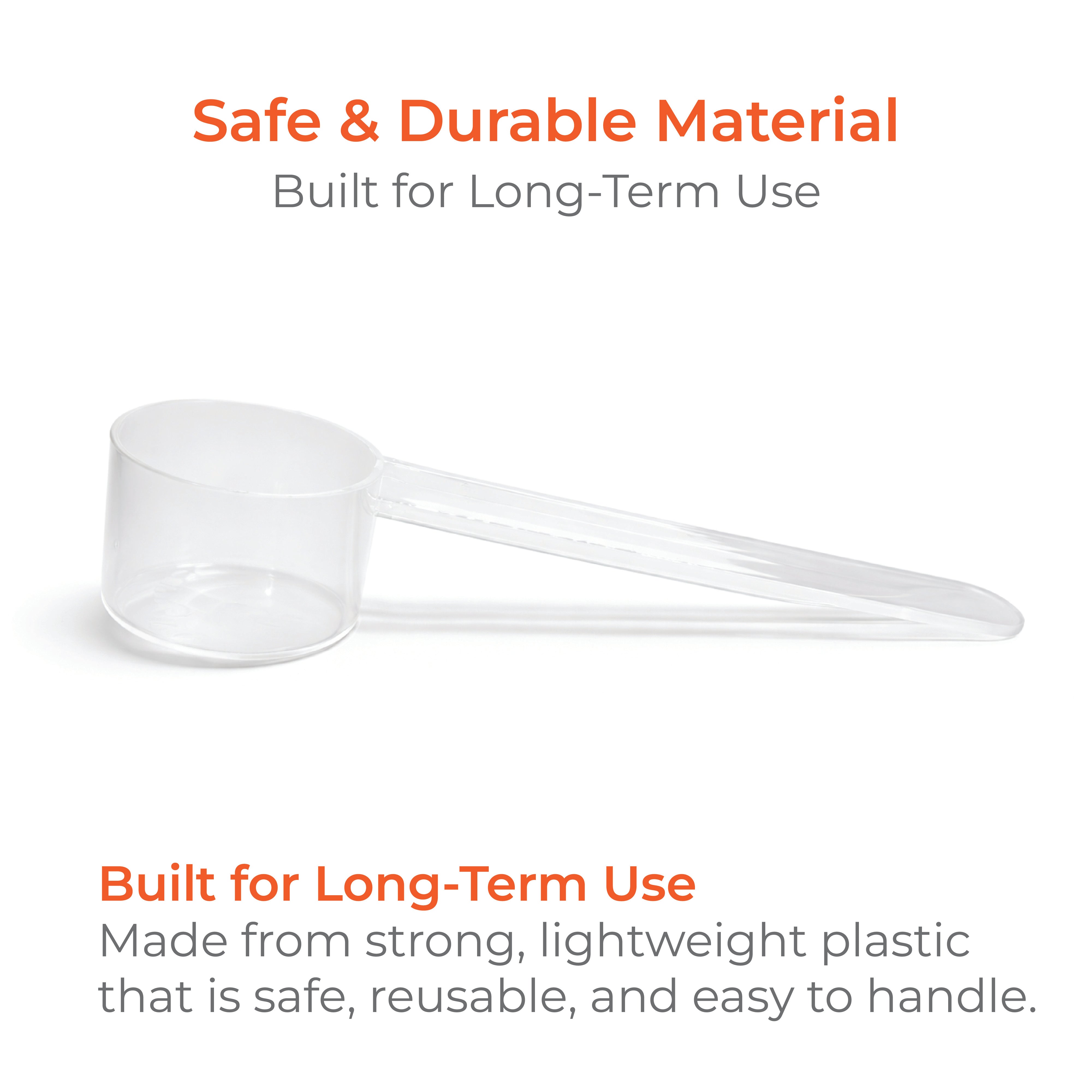 10ml Clear Plastic Measuring Scoop