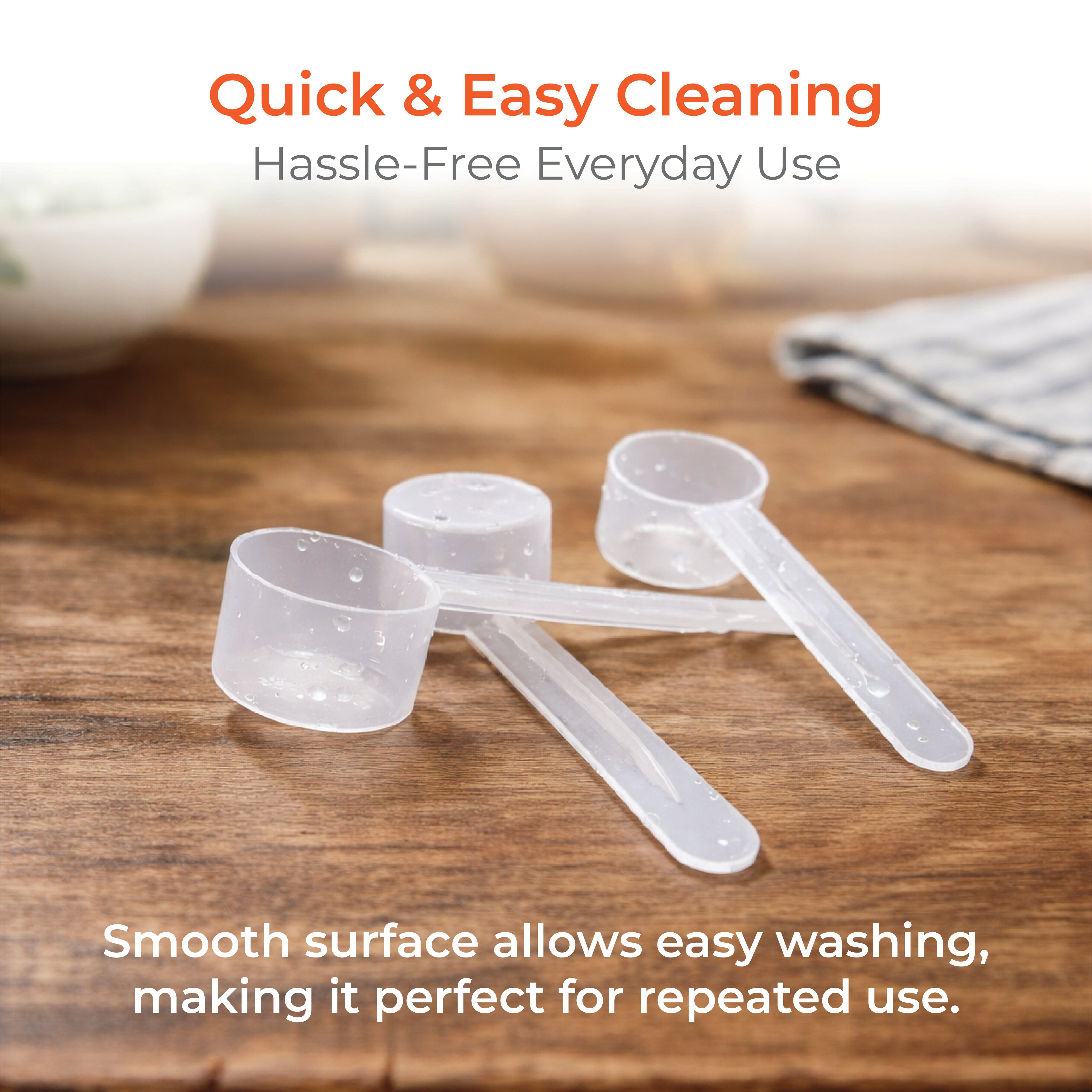 10ml Clear Plastic Measuring Scoop