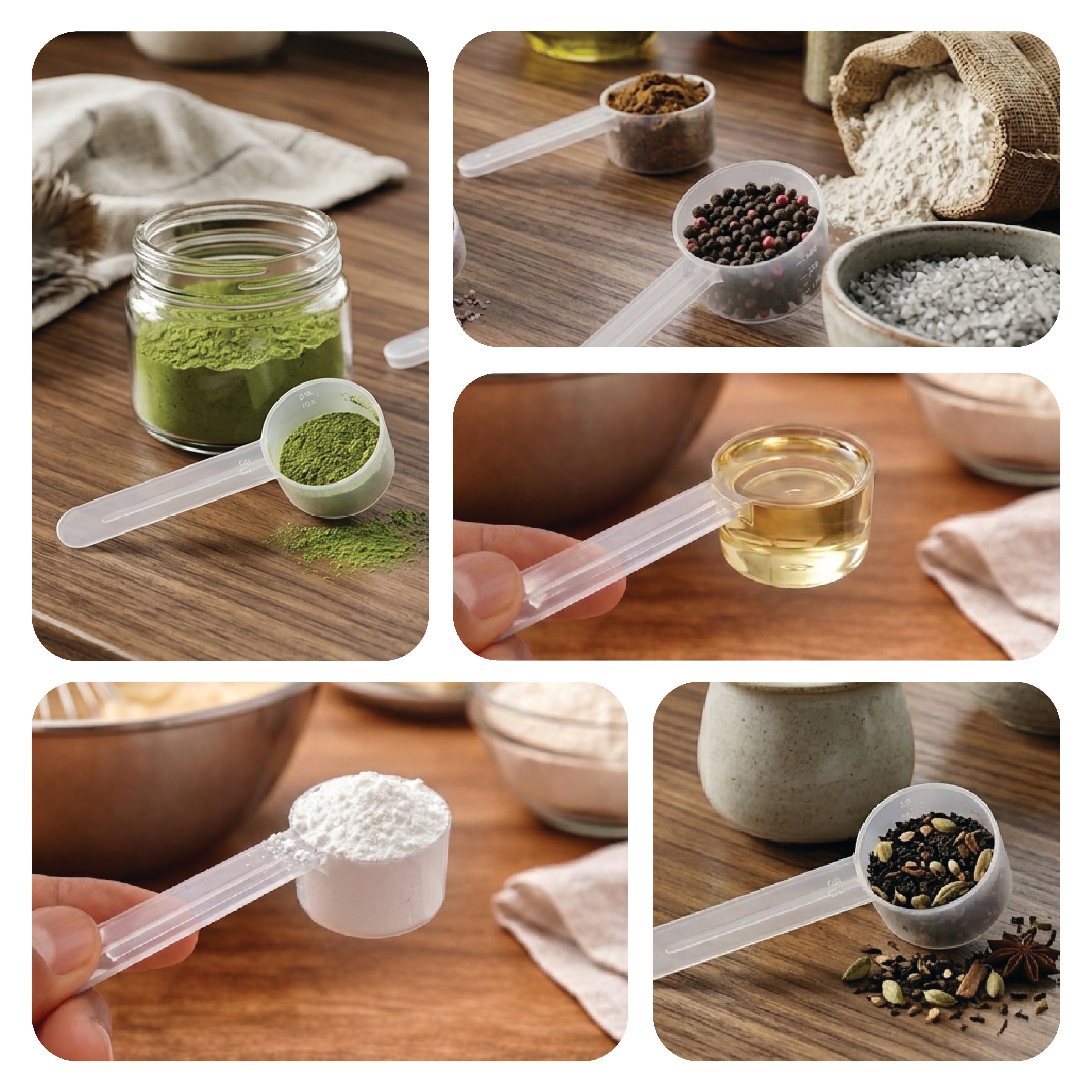 10ml Clear Plastic Measuring Scoop