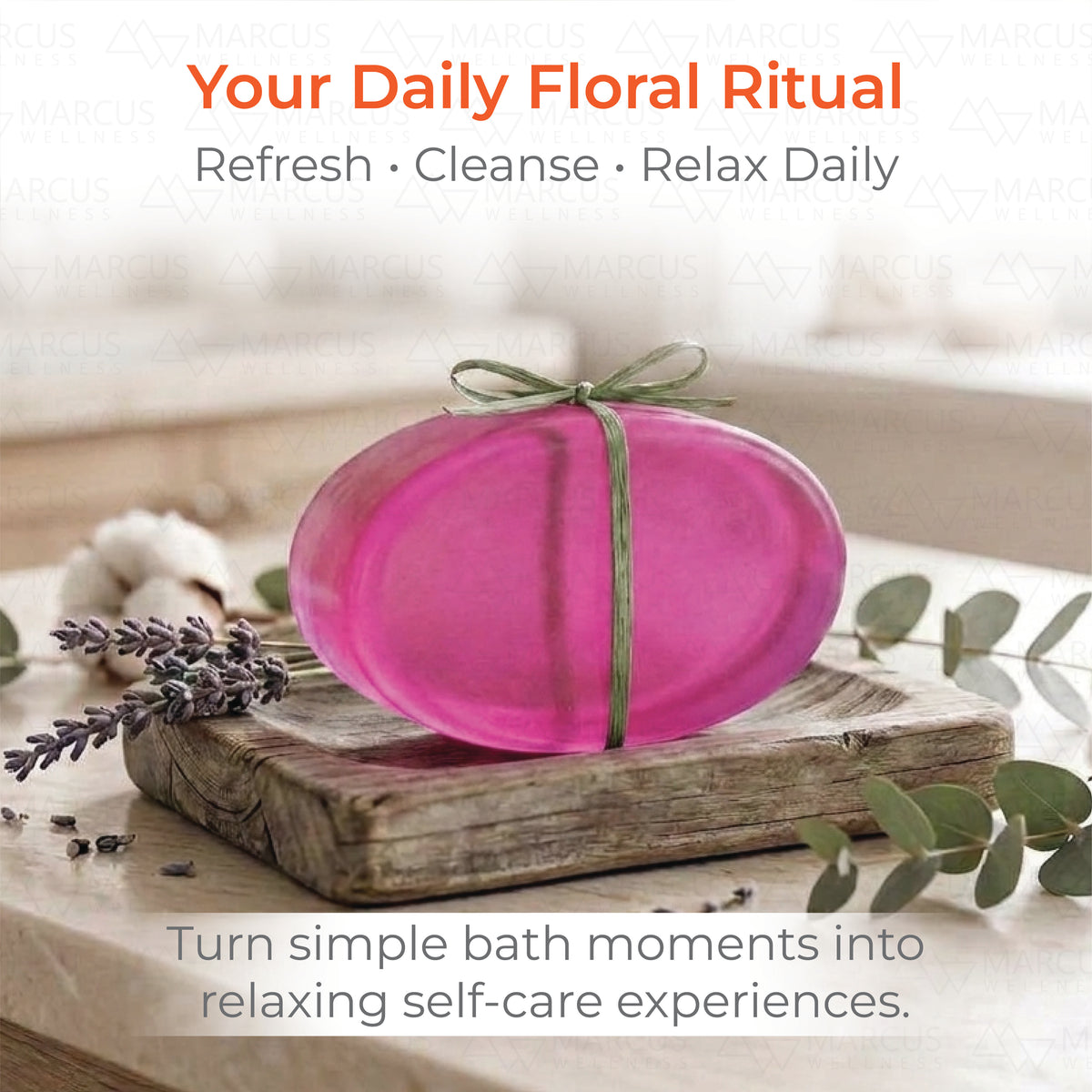 Rose Handmade Natural Glycerine Soap 100gm