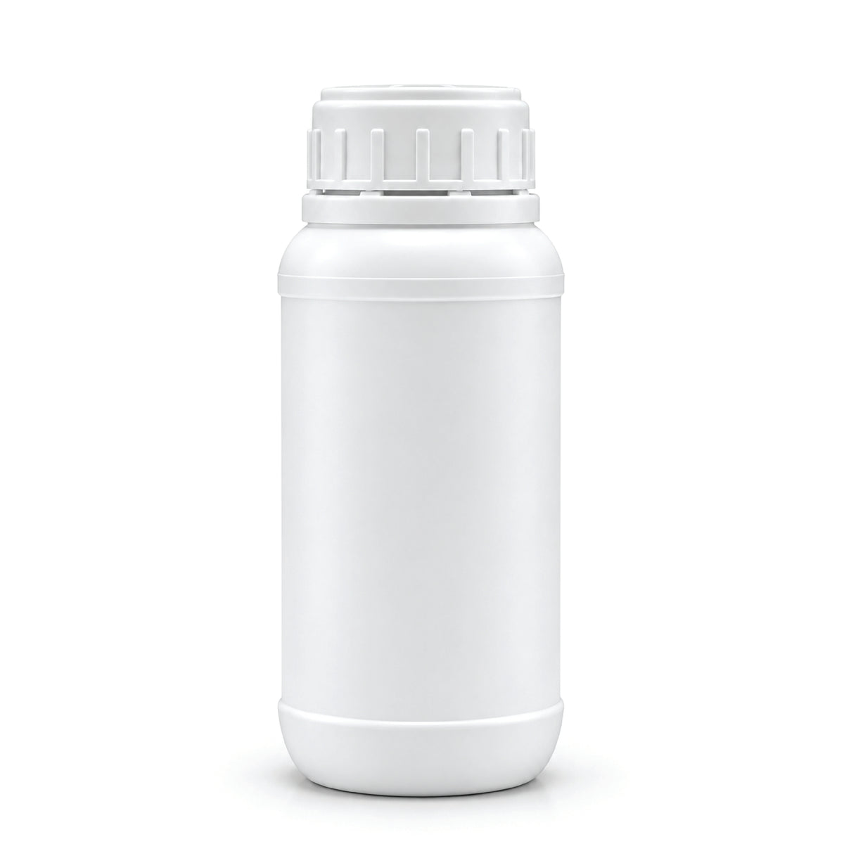HDPE Empty Bottle With Cap, Inner Plug, and Induction Seal