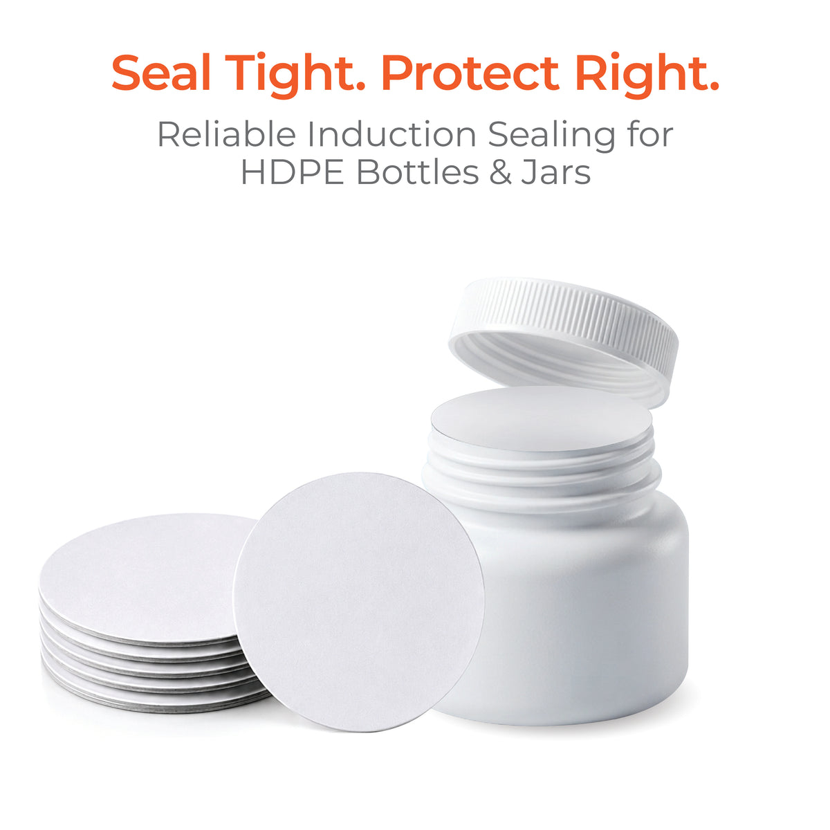 Sealing Foil Wad Plain for HDPE Bottle