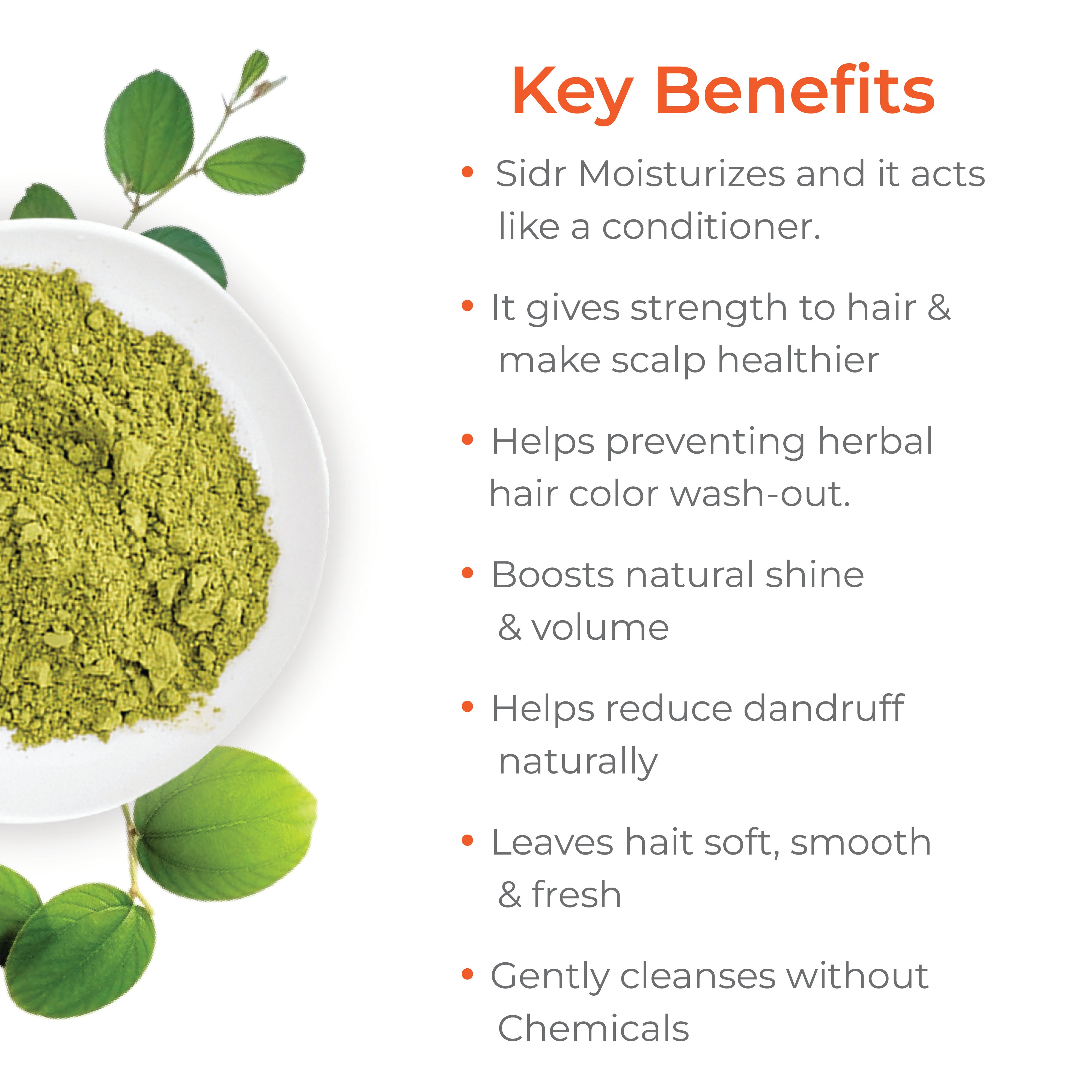 Sidr Powder for Natural Hair and Scalp Care