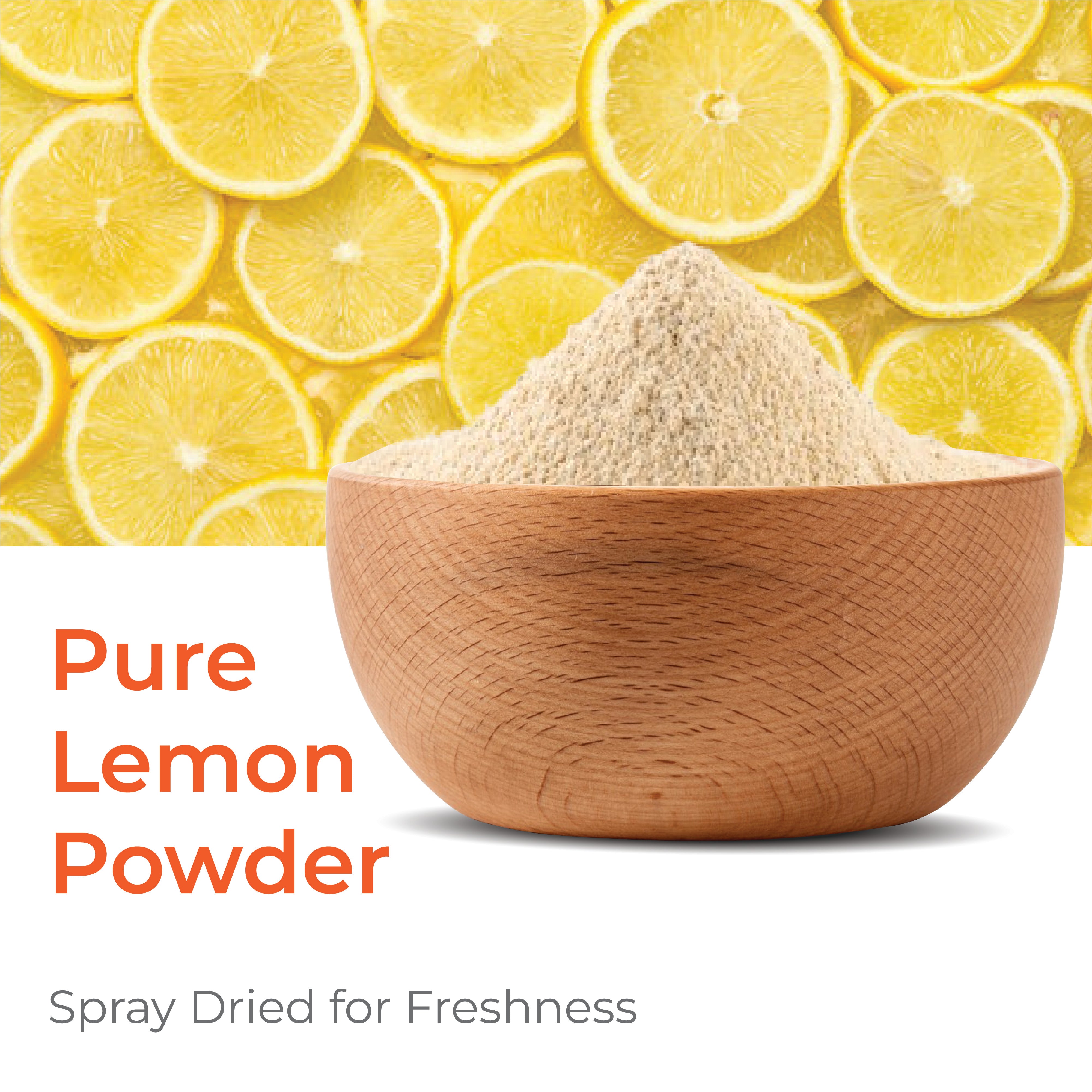Spray Dried Lemon Powder for Food and Beverage Use