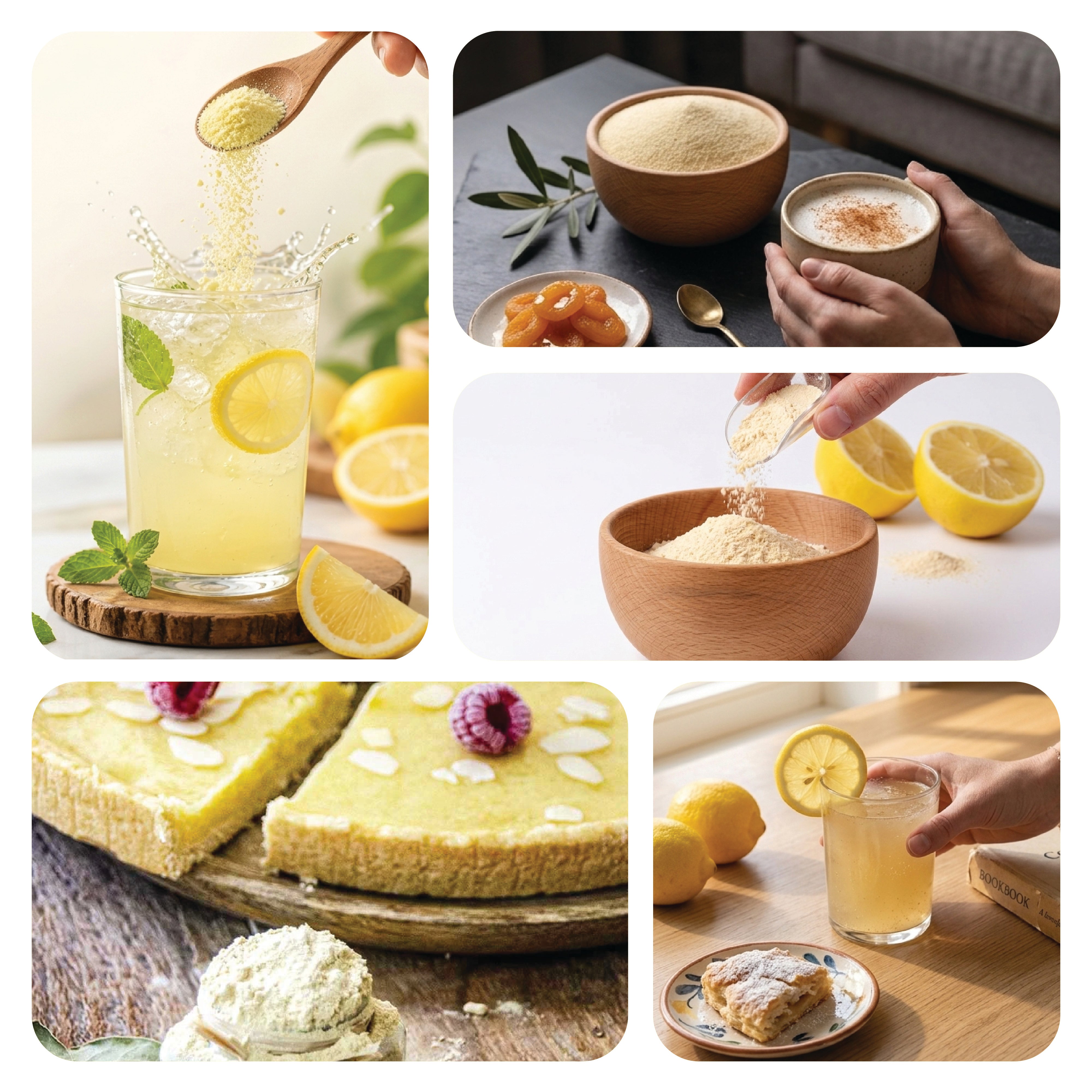 Spray Dried Lemon Powder for Food and Beverage Use