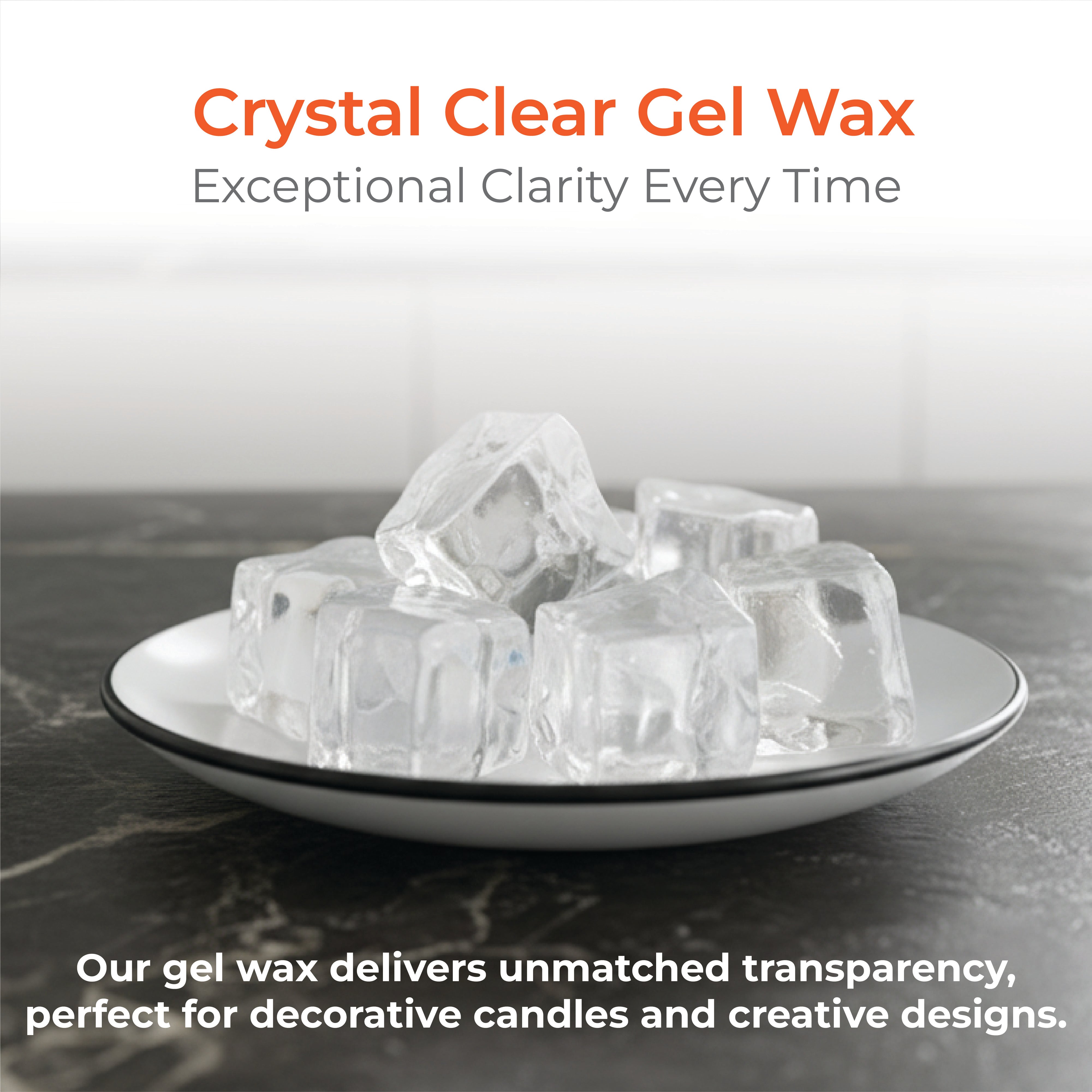 Transparent Gel Wax for Candle Making