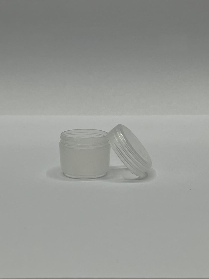 5gm Mini Transparent Plastic Jar With Transparent Cap