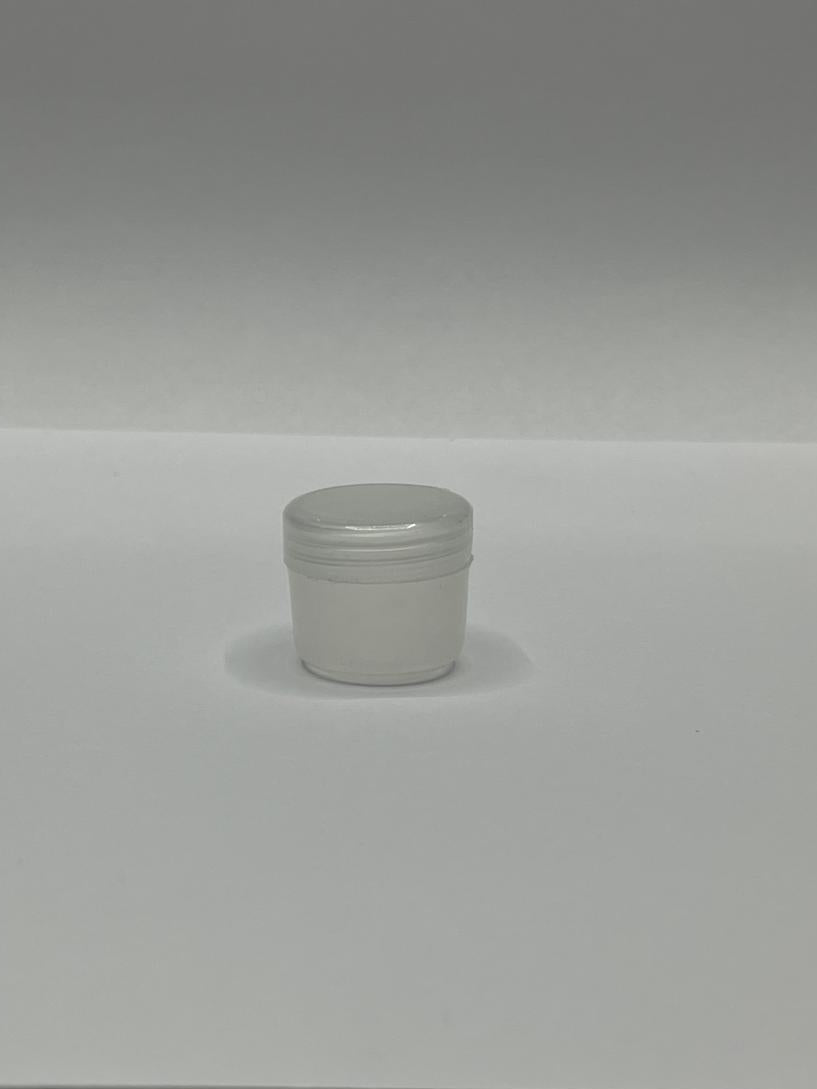 5gm Mini Transparent Plastic Jar With Transparent Cap
