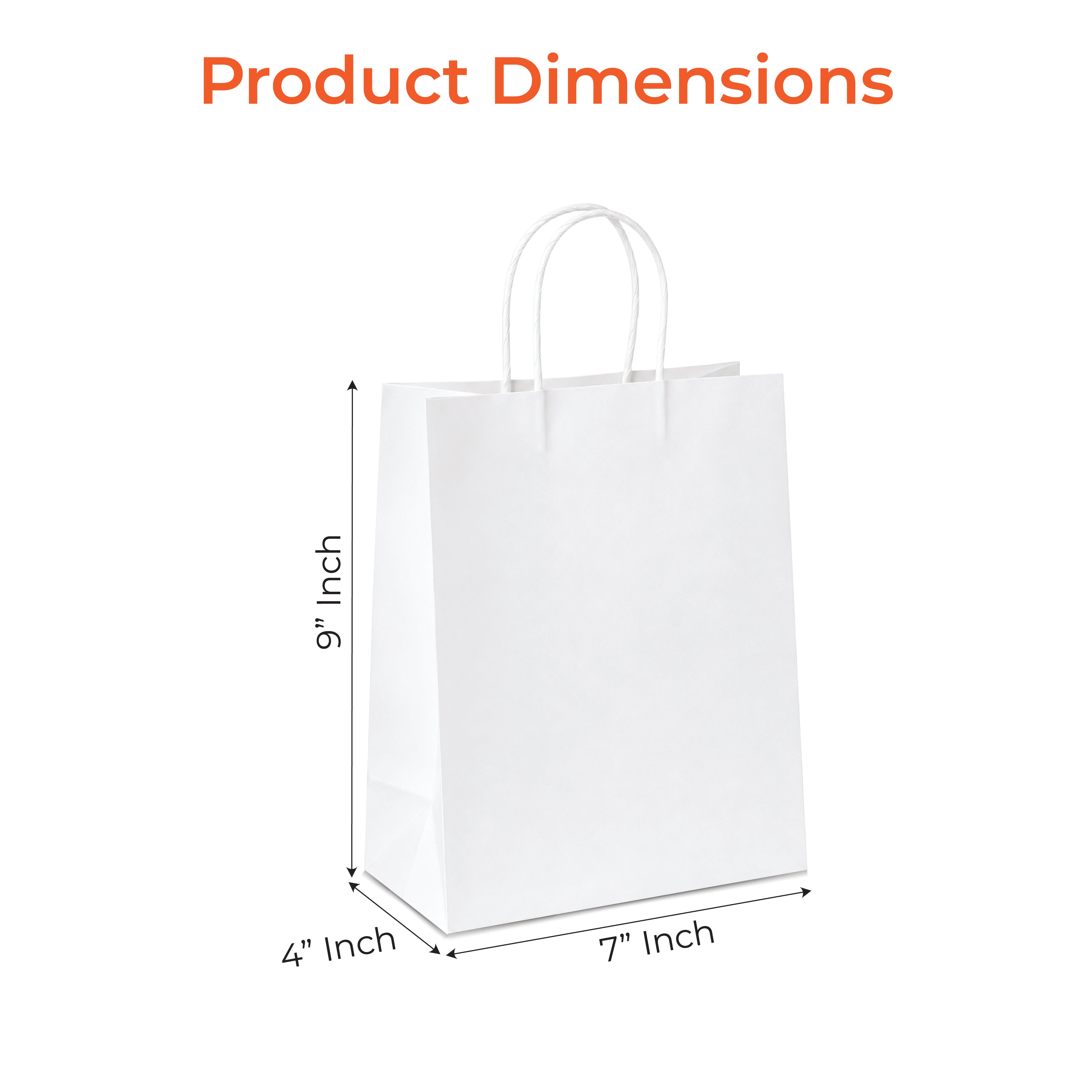 White Craft Paper Bag