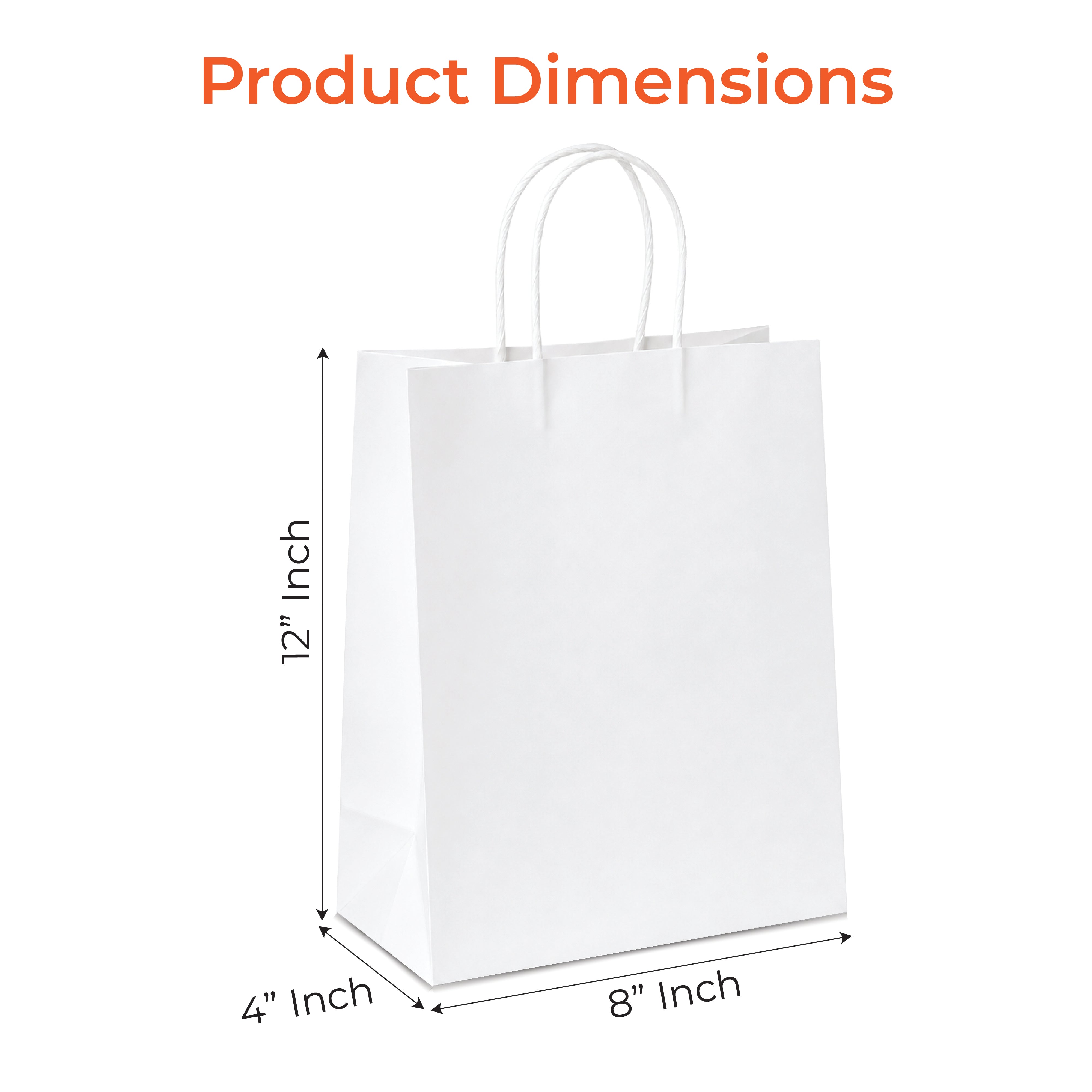 White Craft Paper Bag