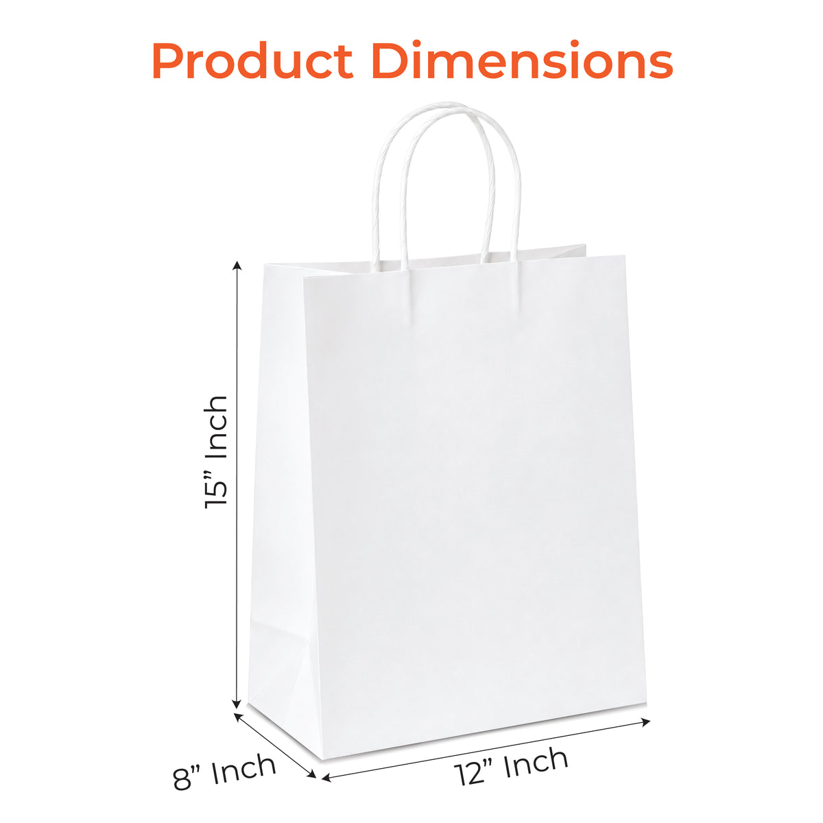 White Craft Paper Bag
