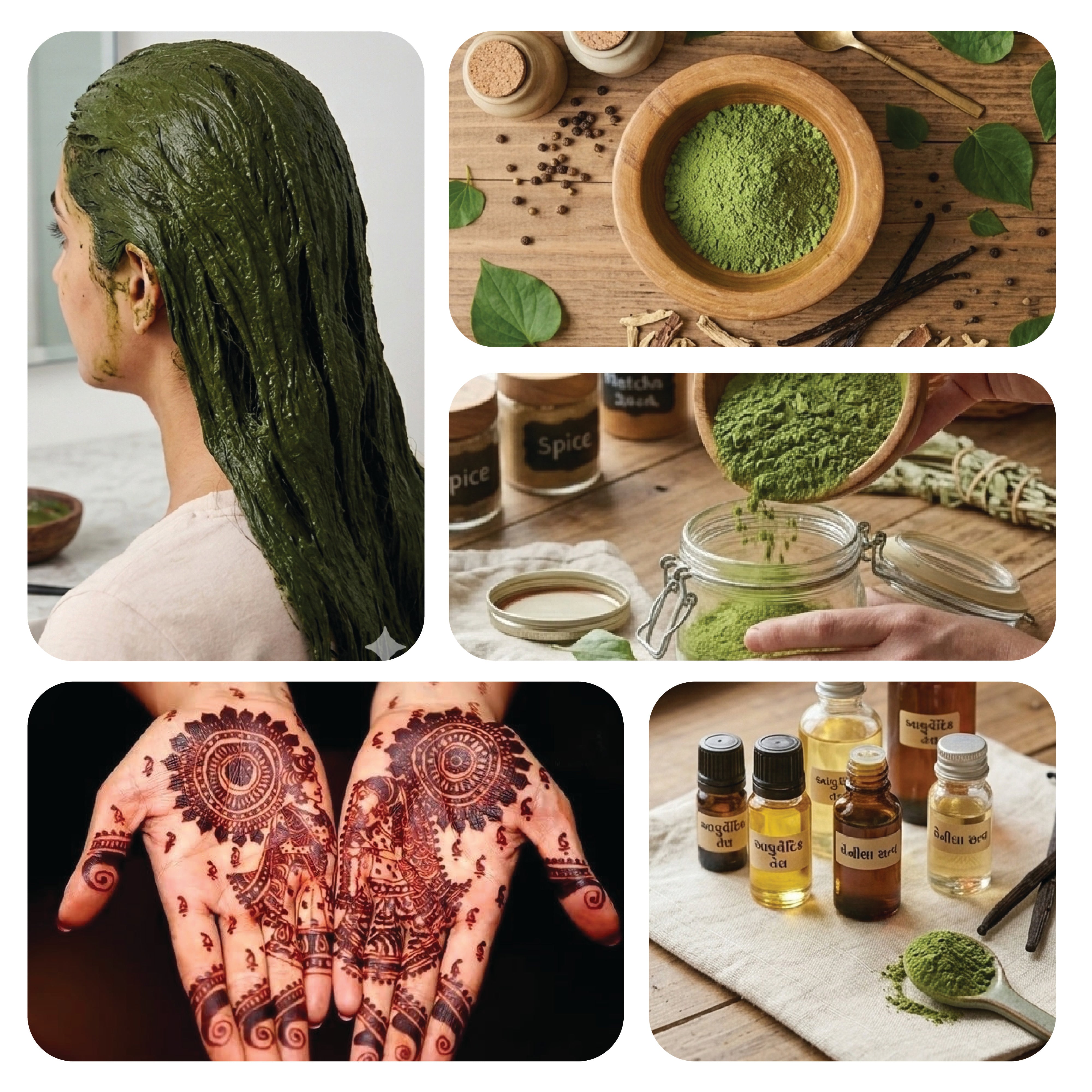 Whole Henna Leaves for Hair and Herbal Use