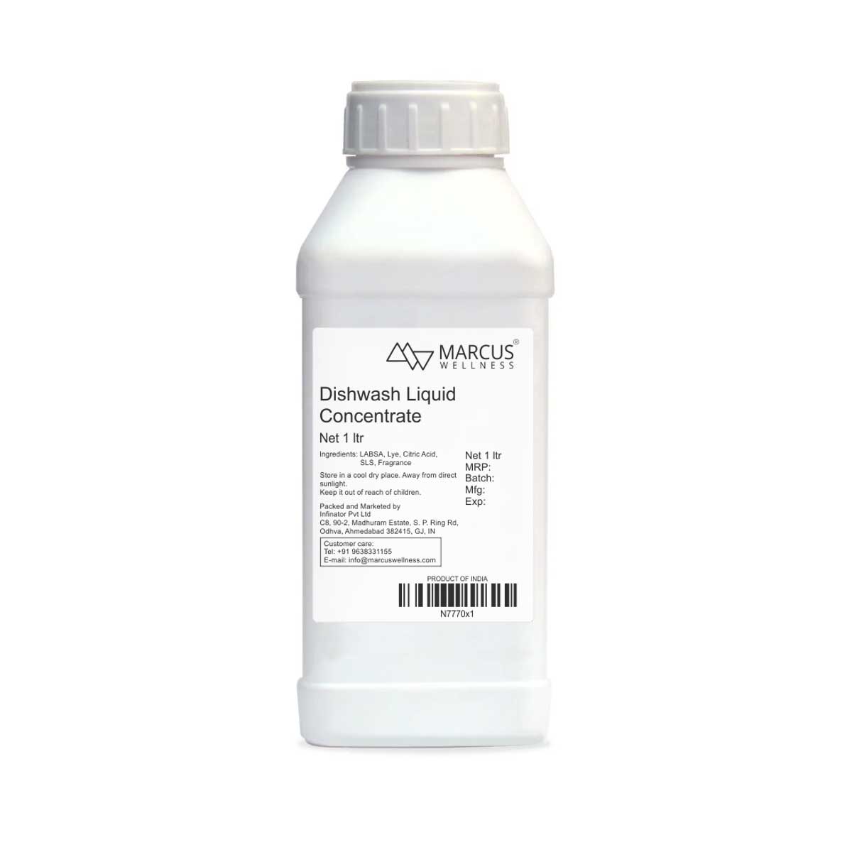 Dish Wash Liquid Concentrate (8X)