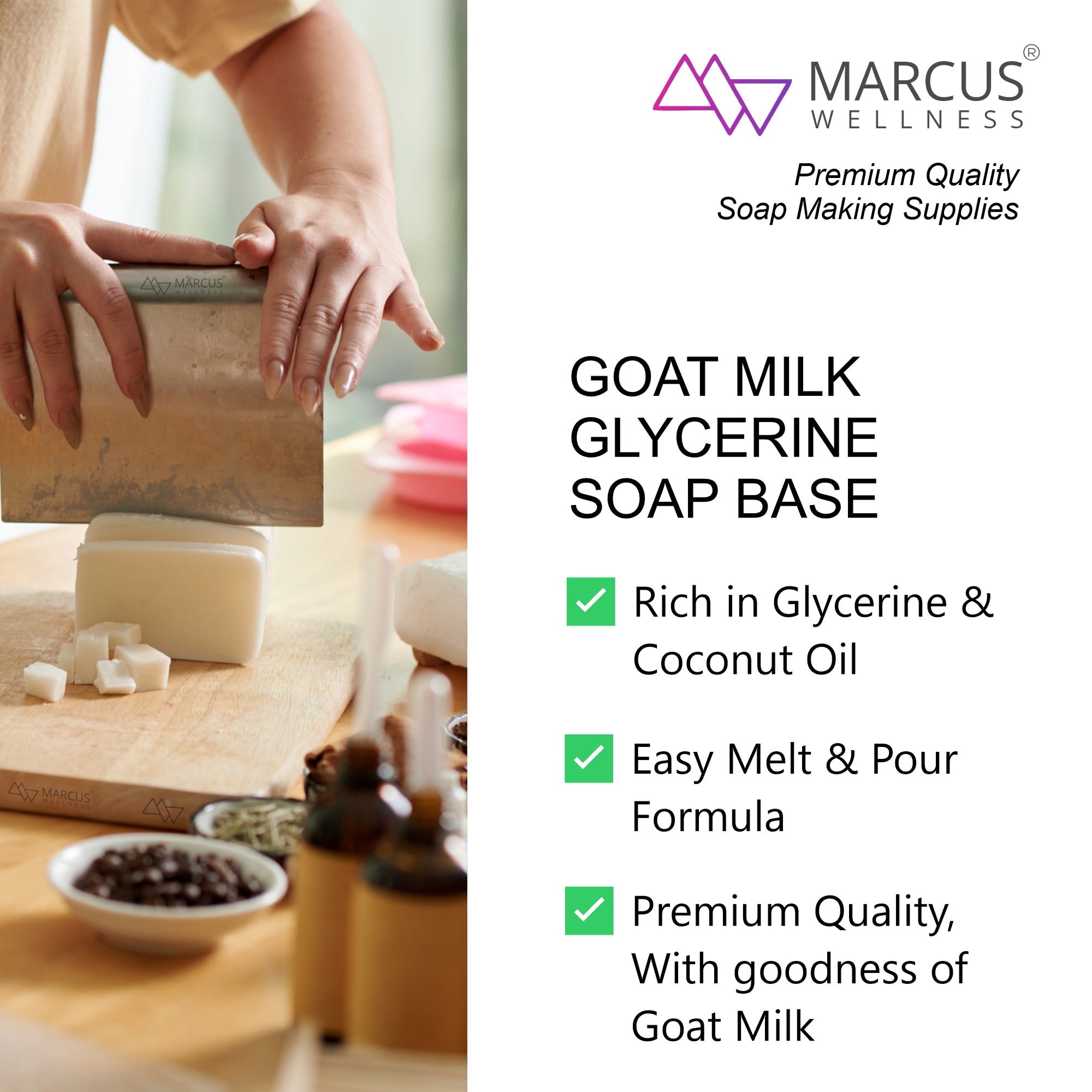 Marcus Wellness Goat Milk Soap Base