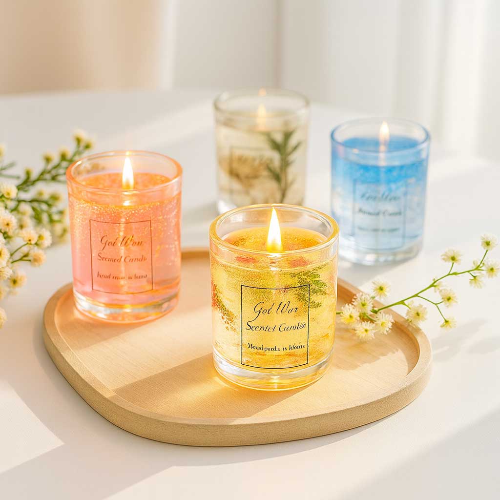 Transparent Gel Wax for Candle Making