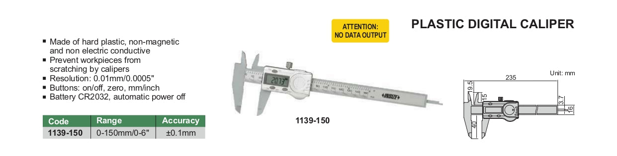 INSIZE Plastic Digital Caliper
