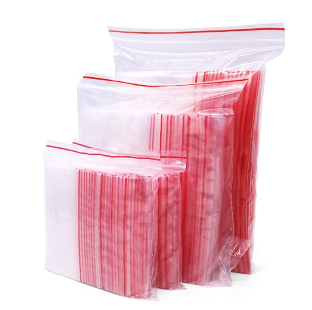 LDPE Resealable Zip Lock Bag - Transparent / Clear