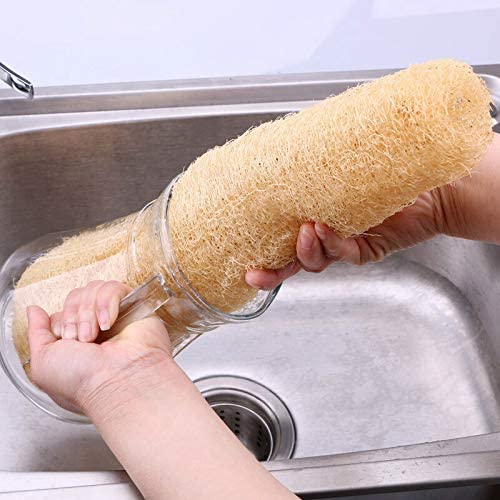 Premium Natural Loofah / Luffa / Lofa / Loofa Spa Exfoliating Bath Body Wash and kitchen