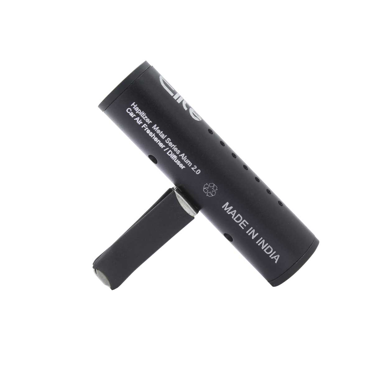 HAPITIZER Car Air freshener Aluminum Body, Black