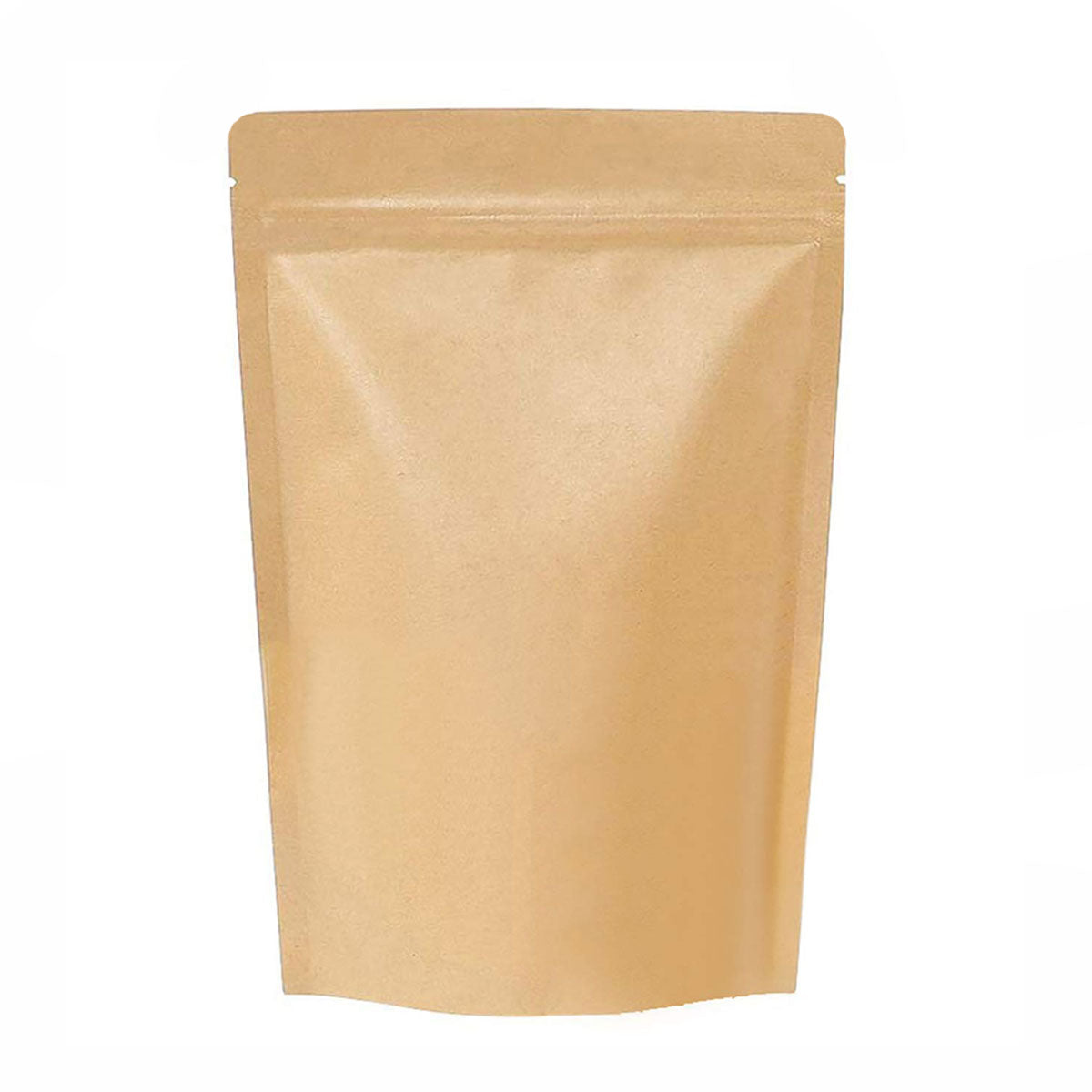 Kraft / Craft Paper Stand Up Pouch with Zipper