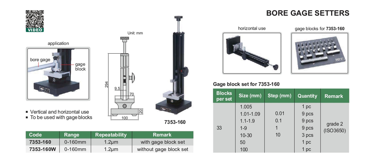 INSIZE Bore Gauge / Gage Setter