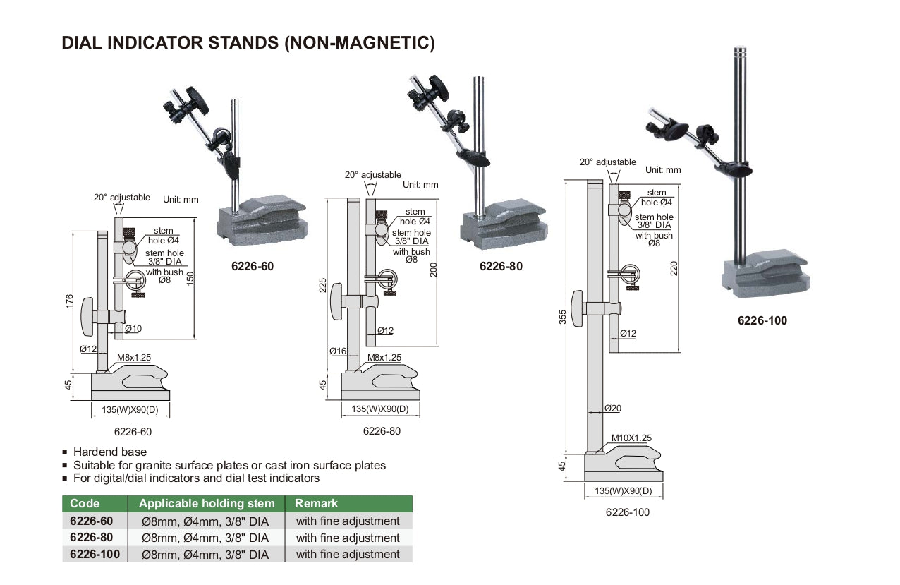INSIZE Dial Indicator Stand