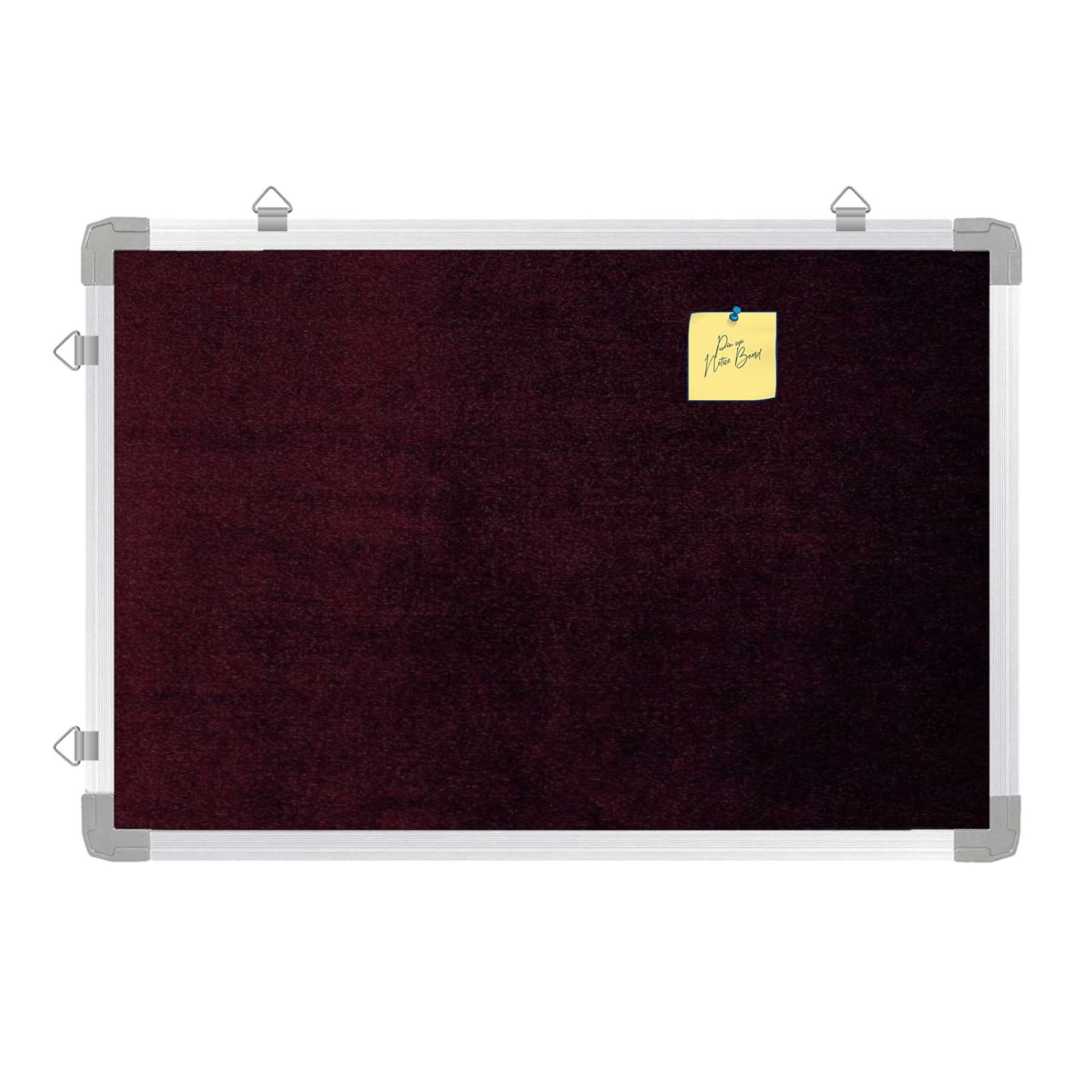 Maroon Velvet Notice Pin-up Board