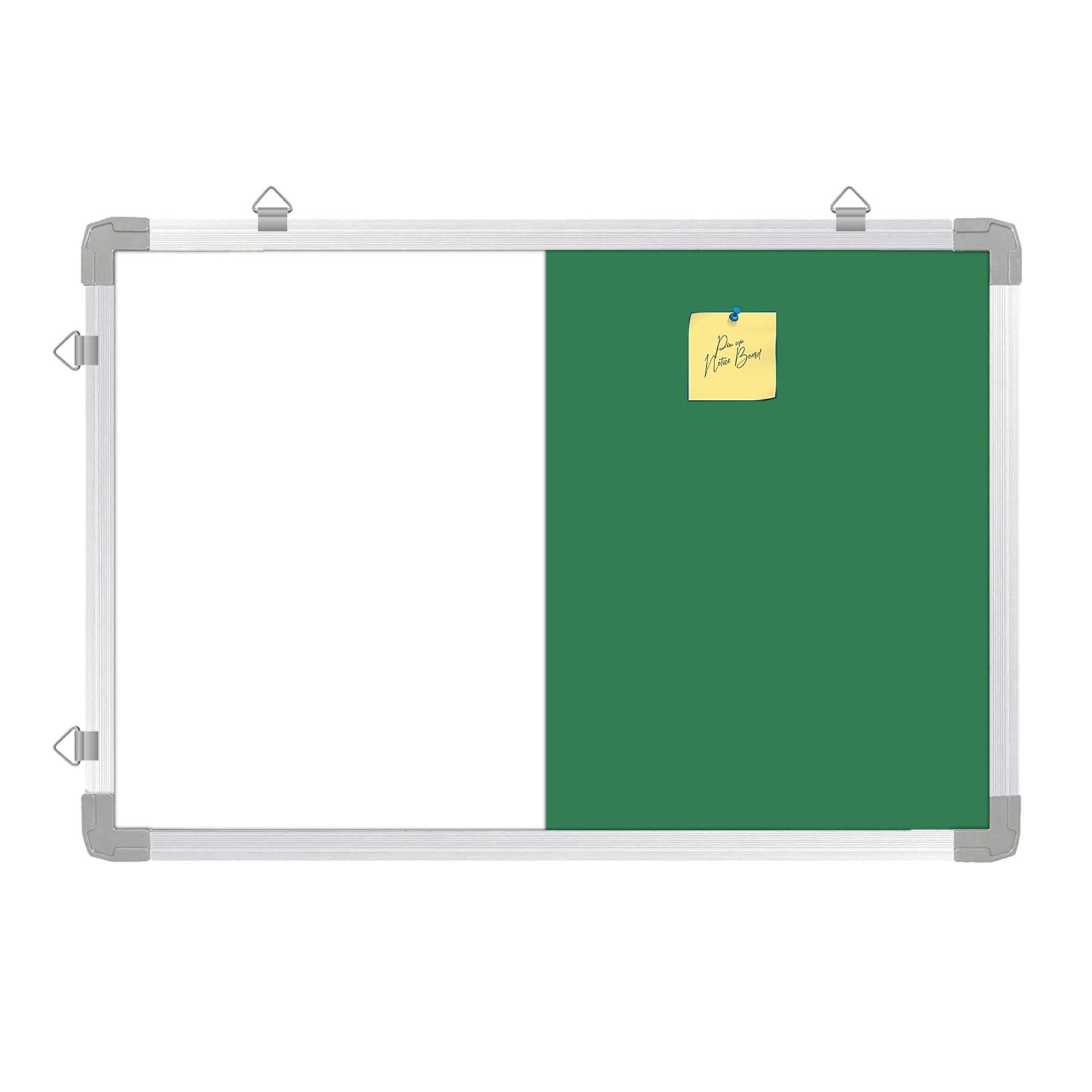 White Board and Felt Notice Pin-up Board ( Combination Board )