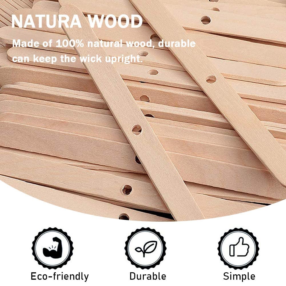 Natural Wooden Sticks for Candle Wick Holders