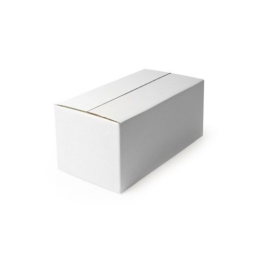 M37 Die Cut White Corrugated Packaging Box (250 X 170 X 120 mm) 3 Ply