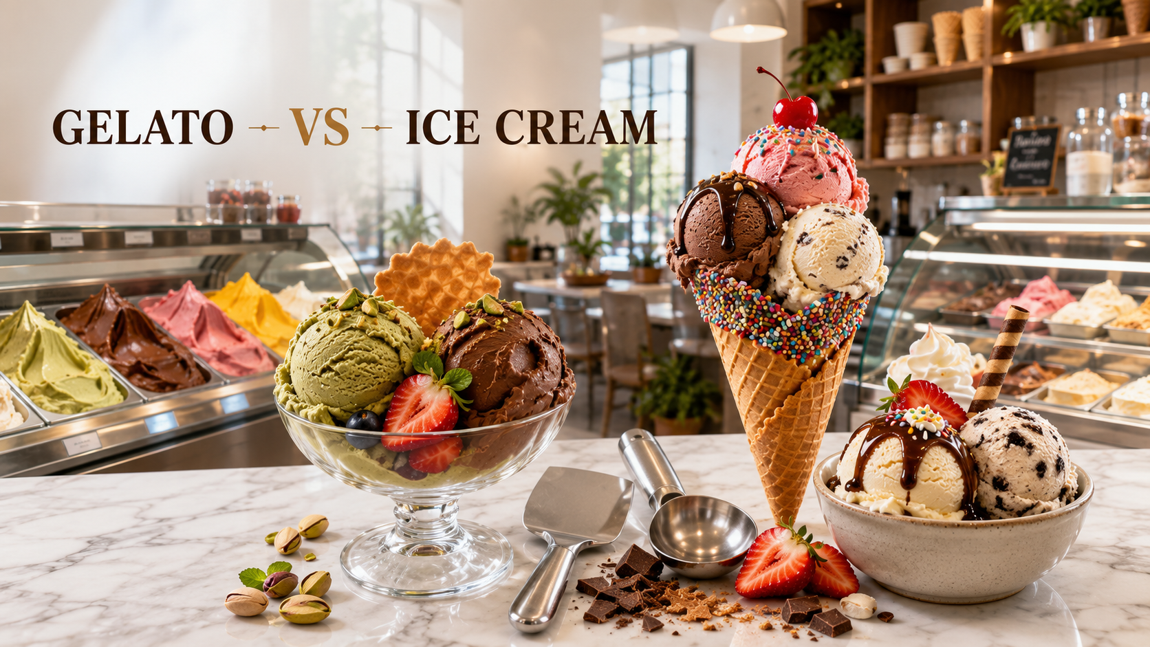 Gelato vs Ice Cream: Complete Comparison Guide