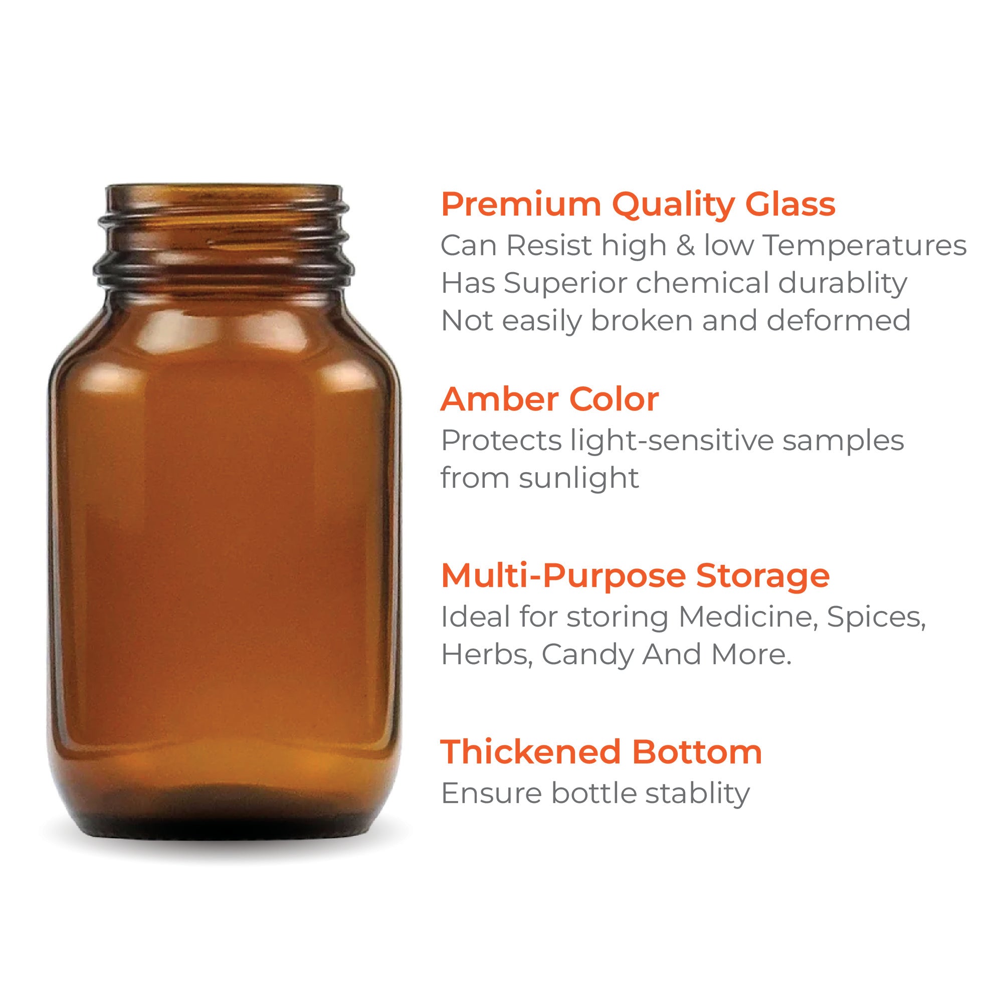 100ml Amber Glass Bottle with Black Cap