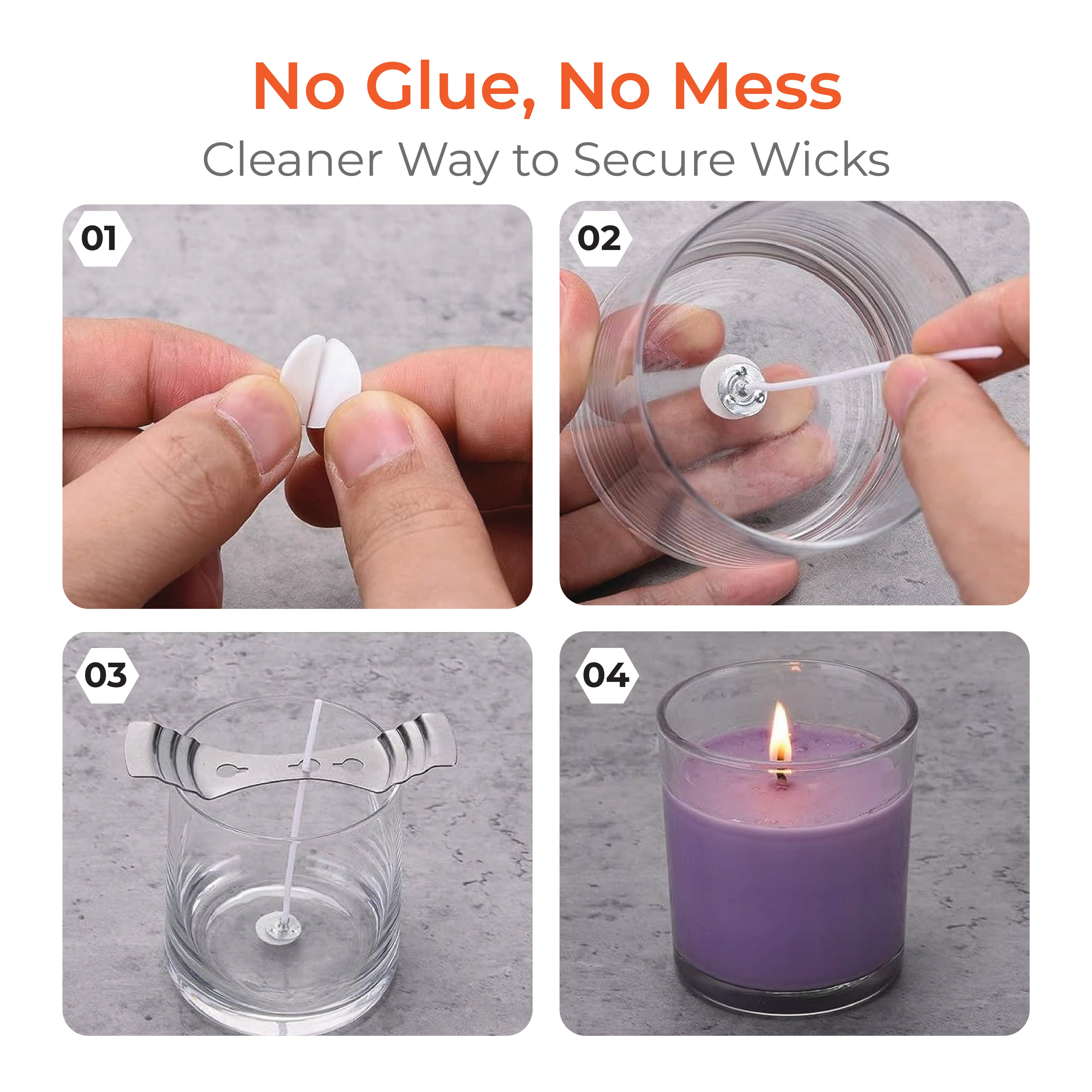10mm Candle Wick Round Stickers